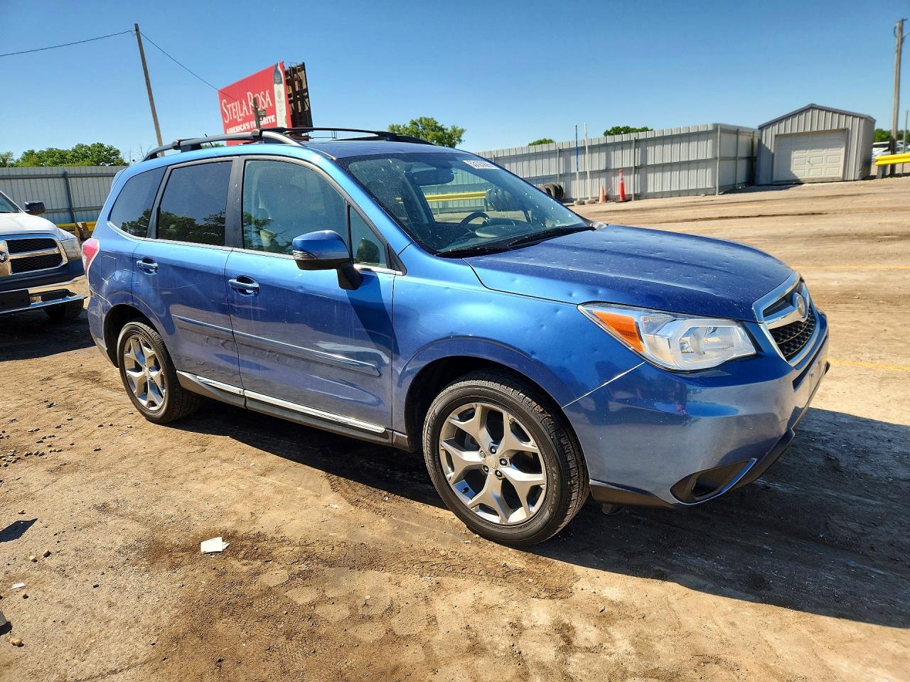 2015 Subaru Forester 2.5i Touring Blue vin: JF2SJAWC3FH598383