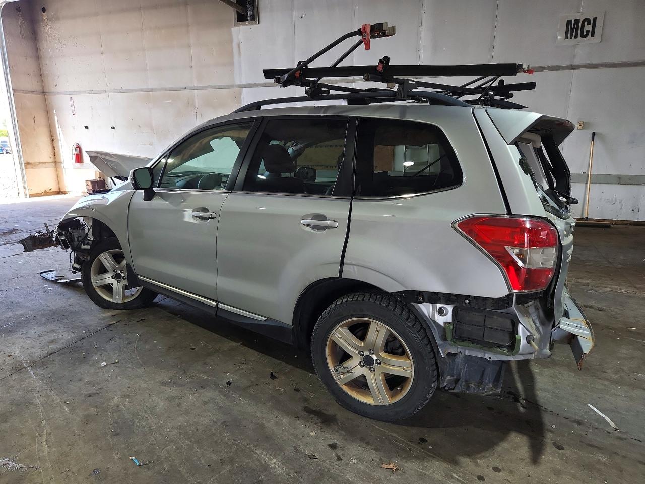 2015 Subaru Forester 2.5i Touring Silver vin: JF2SJAWC5FH433550
