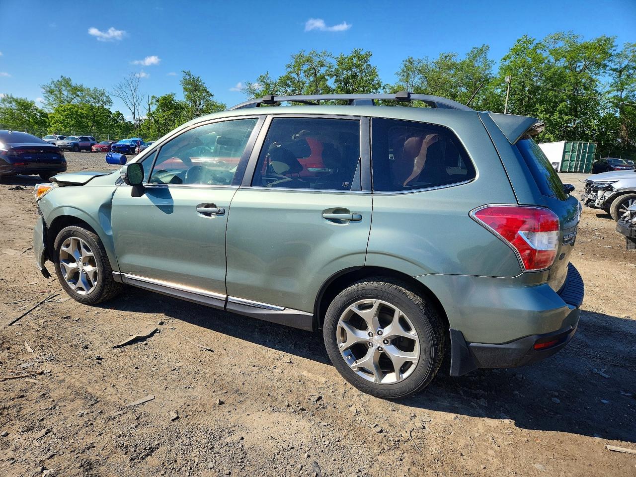 2015 Subaru Forester 2.5i Touring Зеленый vin: JF2SJAWC5FH528108