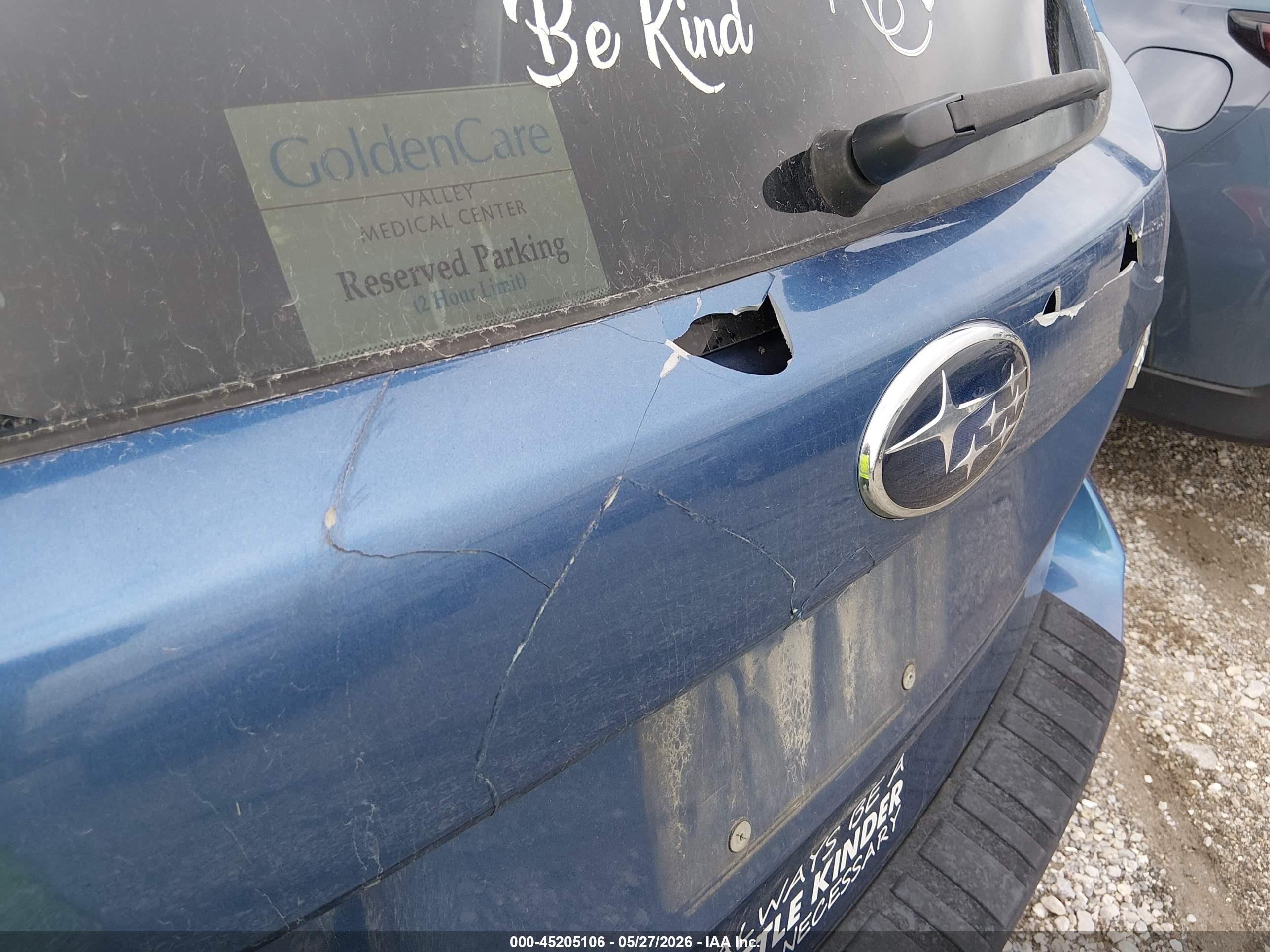2015 Subaru Forester 2.5i Touring Blue vin: JF2SJAWC5FH566177
