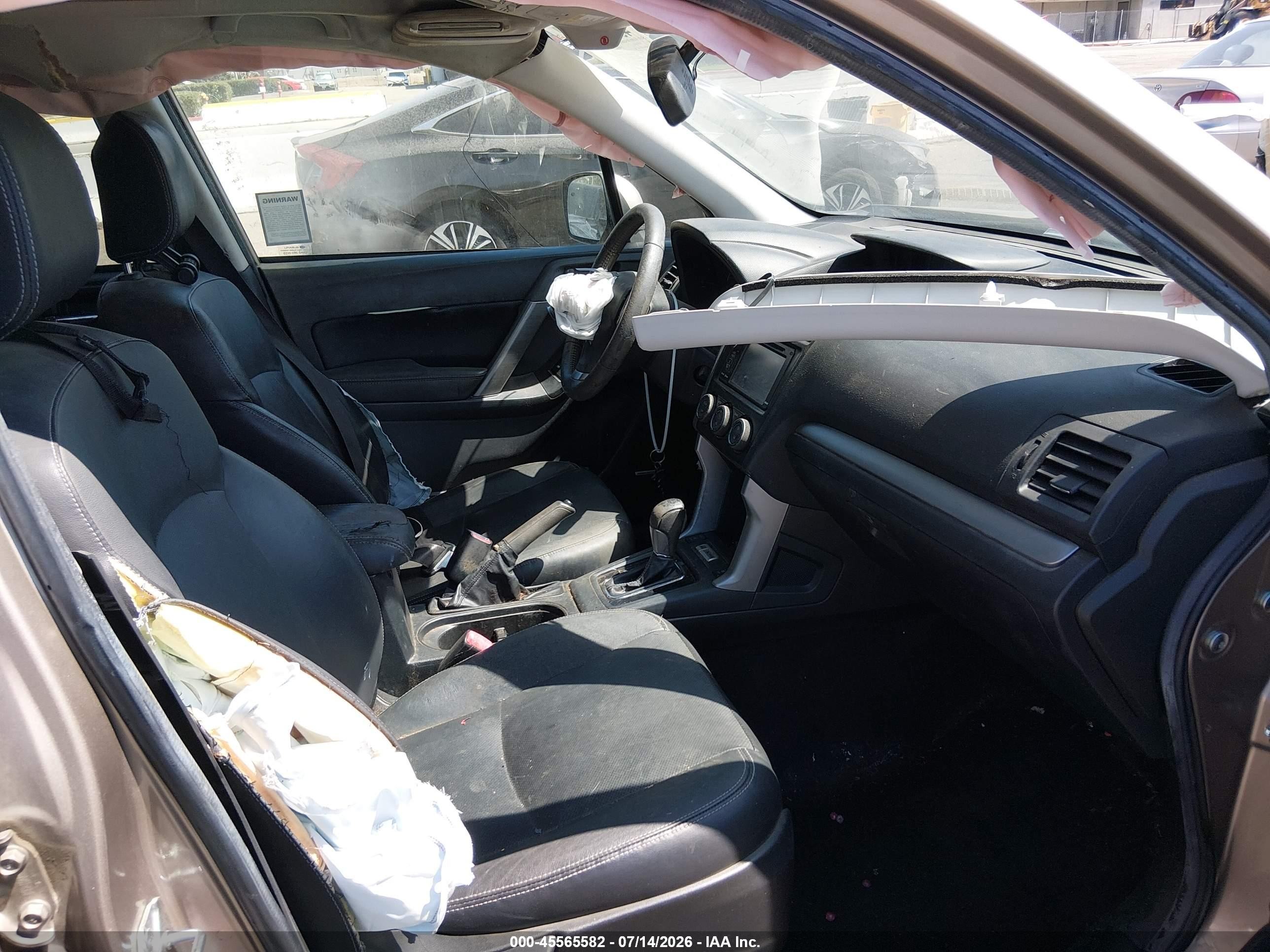 2015 Subaru Forester 2.5i Touring Gold vin: JF2SJAWC6FH592240
