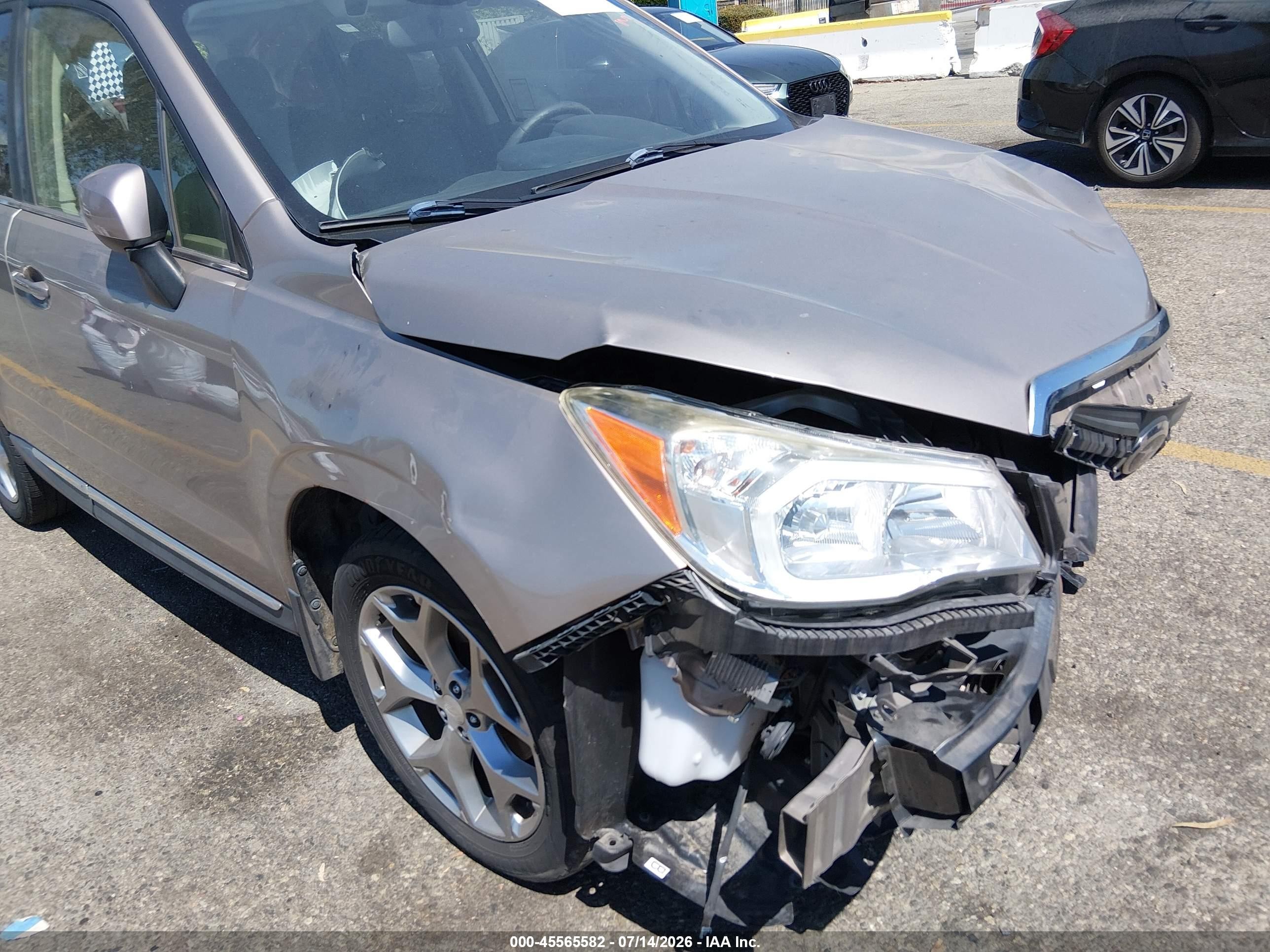 2015 Subaru Forester 2.5i Touring Gold vin: JF2SJAWC6FH592240