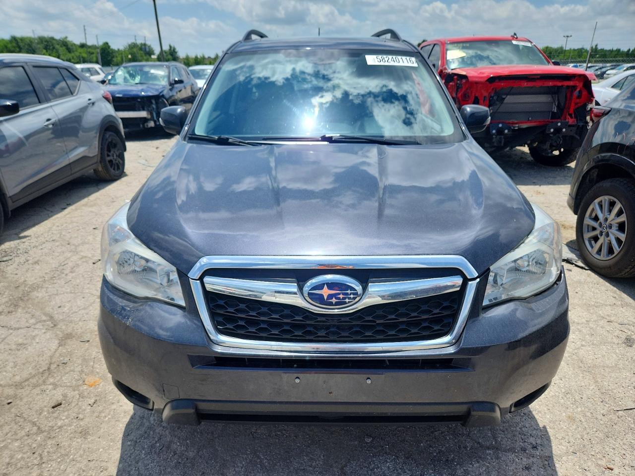 2015 Subaru Forester 2.5i Touring Gray vin: JF2SJAWC6FH803176