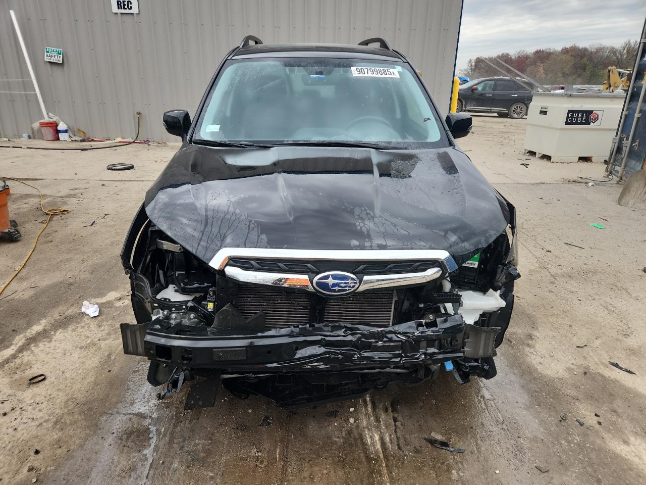 2018 Subaru Forester 2.5i Touring Black vin: JF2SJAWC6JH499744