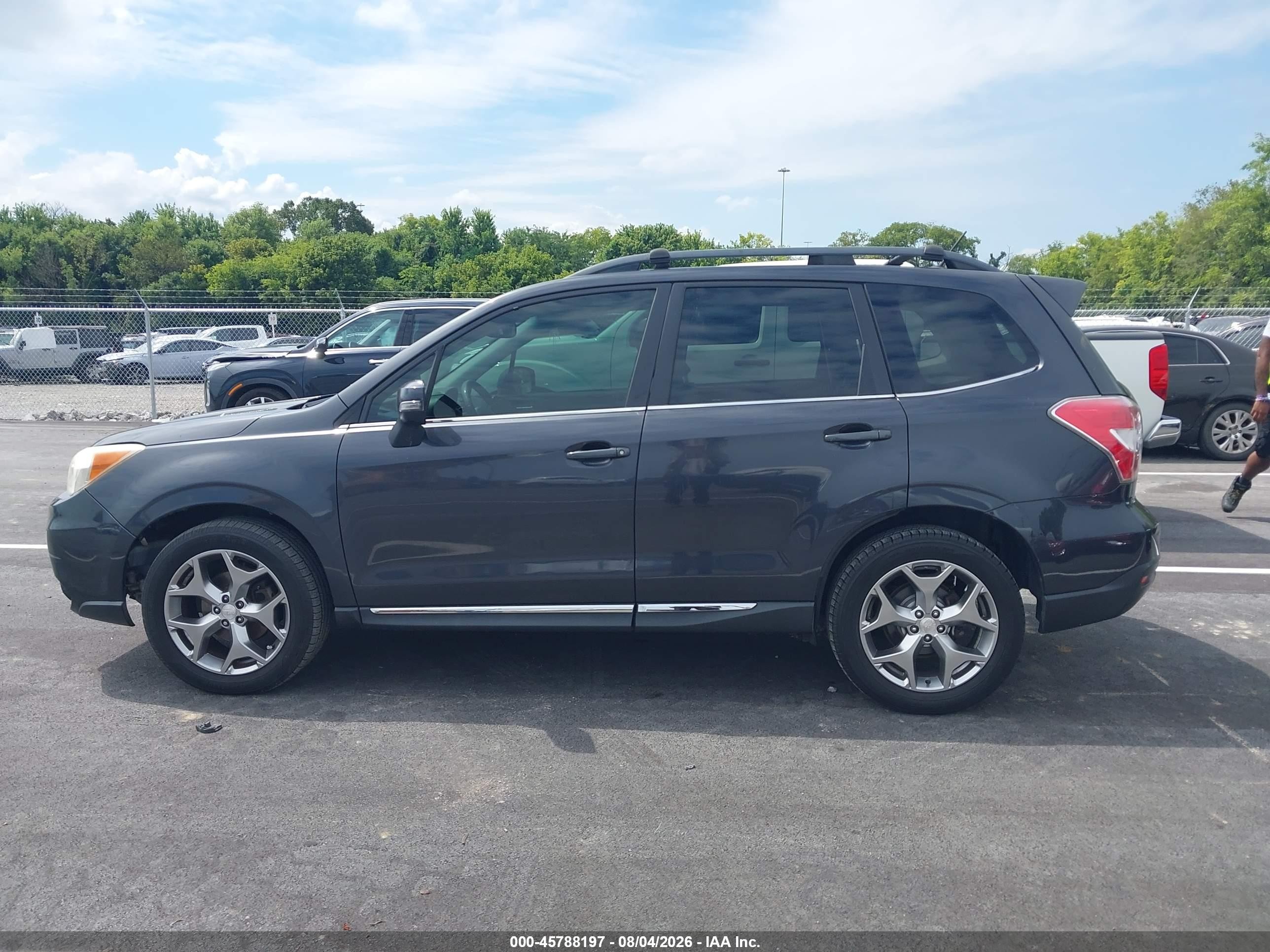 2015 Subaru Forester 2.5i Touring Black vin: JF2SJAWC7FH429953