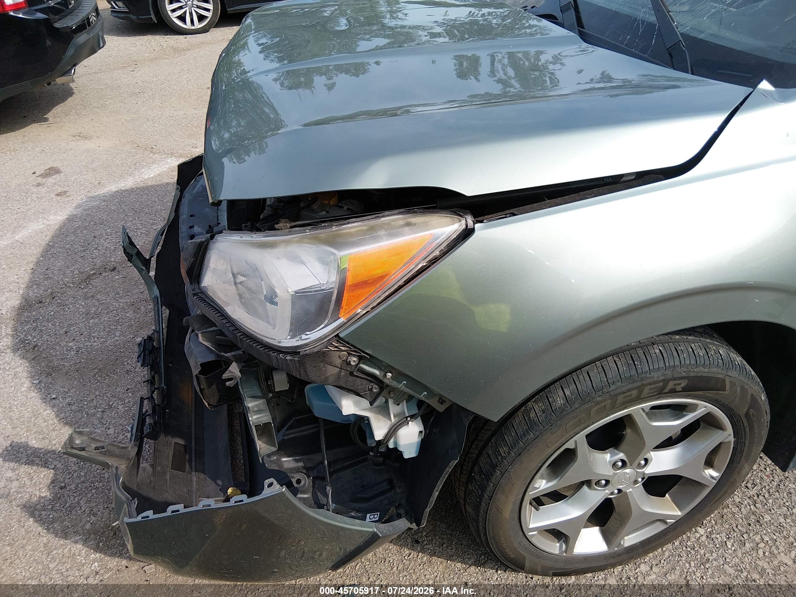 2015 Subaru Forester 2.5i Touring Green vin: JF2SJAWC7FH547257