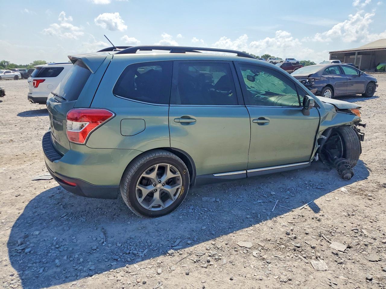 2015 Subaru Forester 2.5i Touring Green vin: JF2SJAWC7FH802246