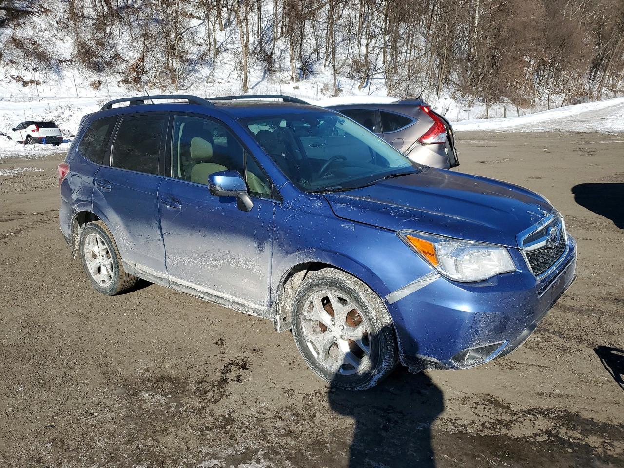 2015 Subaru Forester 2.5i Touring Blue vin: JF2SJAWC8FH549695