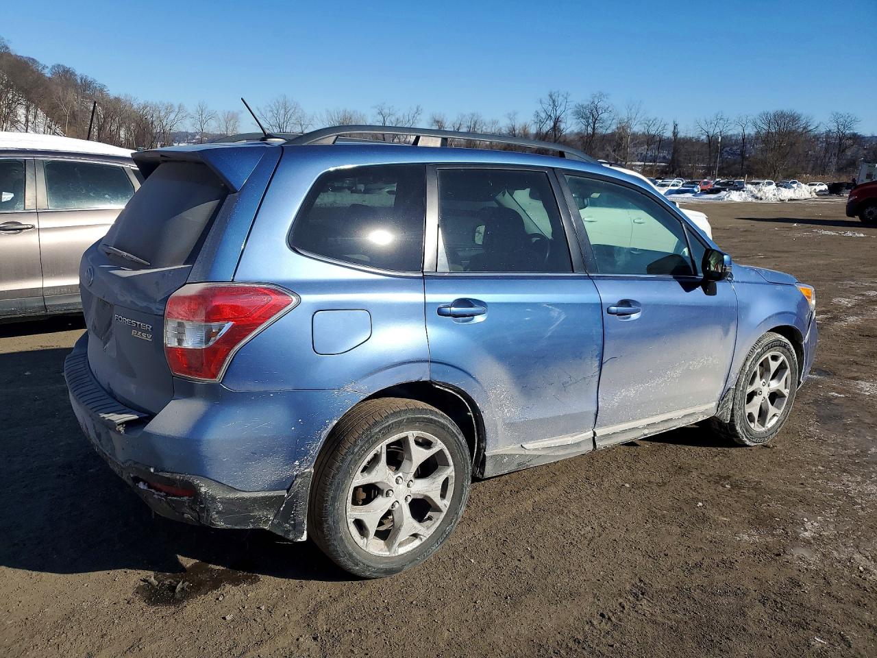 2015 Subaru Forester 2.5i Touring Blue vin: JF2SJAWC8FH549695