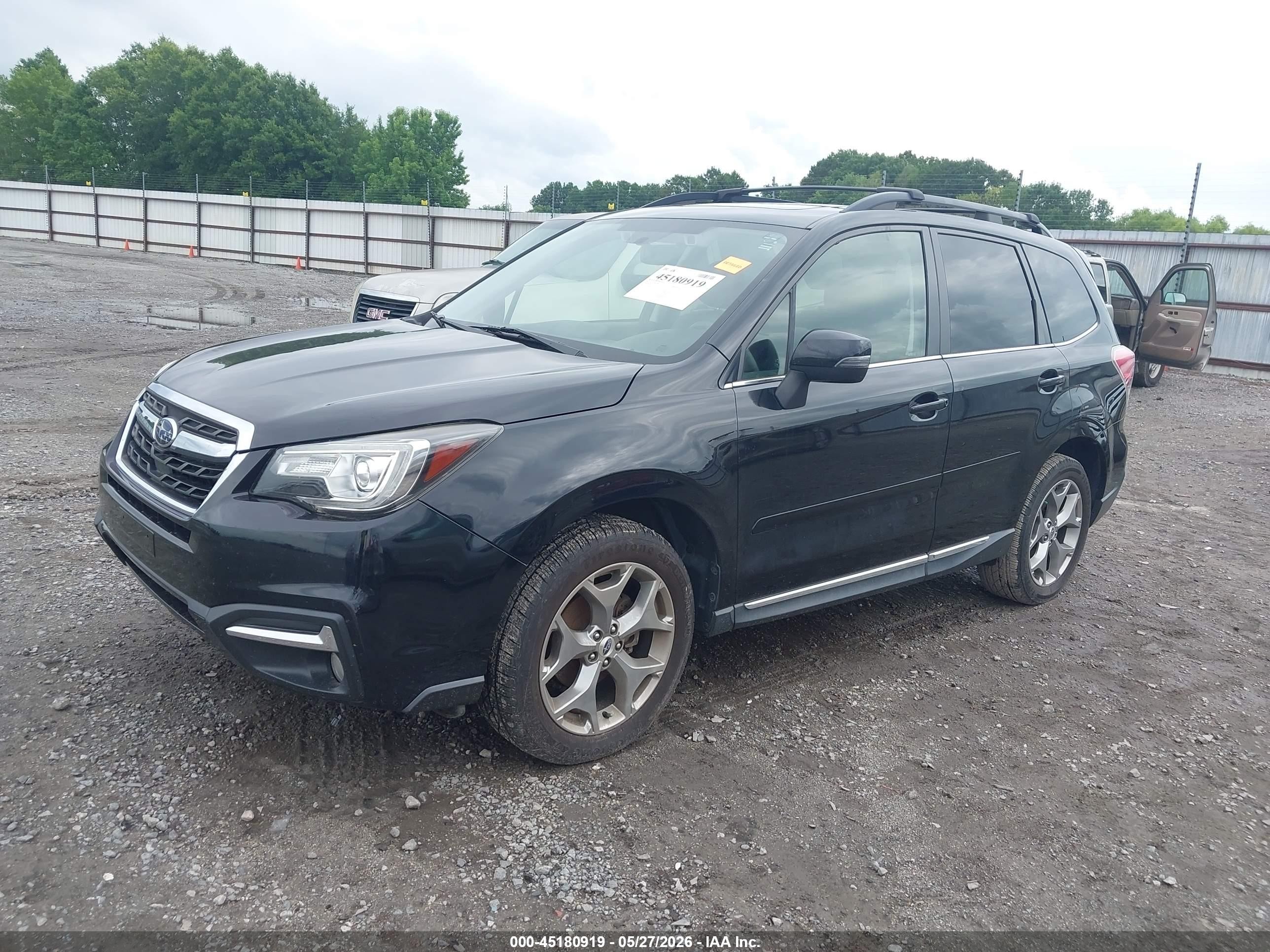 2017 Subaru Forester 2.5i Touring Black vin: JF2SJAWC8HH428328