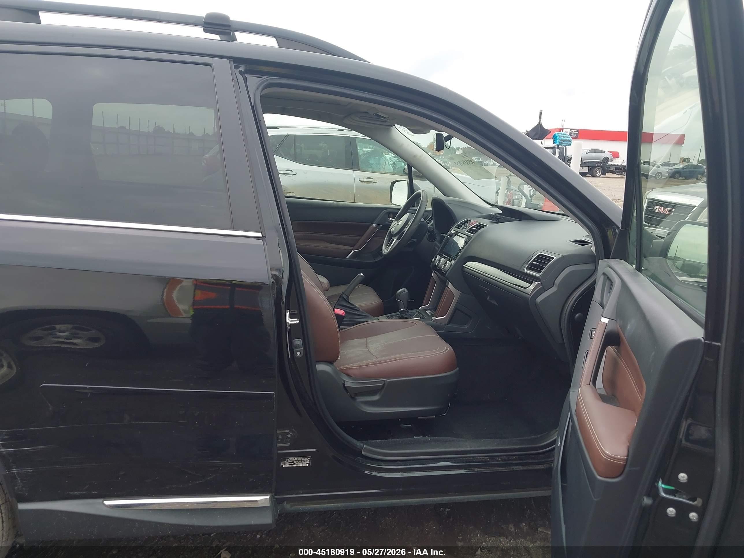2017 Subaru Forester 2.5i Touring Black vin: JF2SJAWC8HH428328