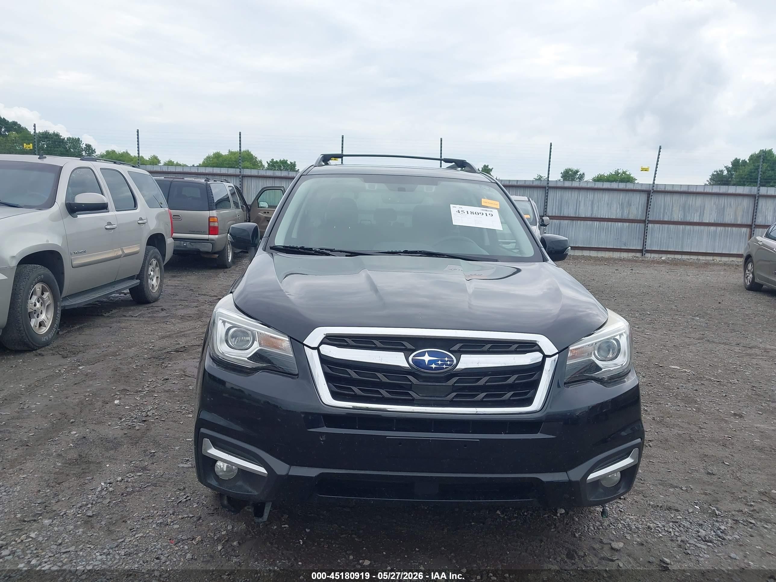 2017 Subaru Forester 2.5i Touring Black vin: JF2SJAWC8HH428328