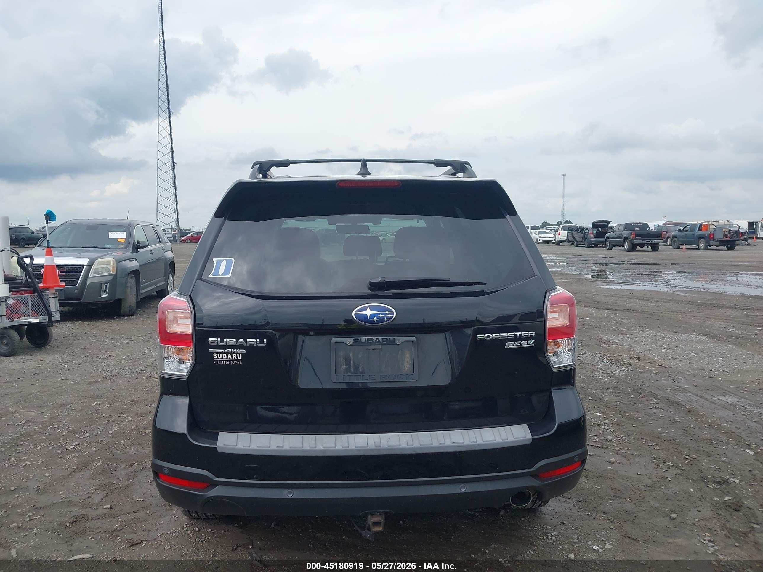 2017 Subaru Forester 2.5i Touring Black vin: JF2SJAWC8HH428328