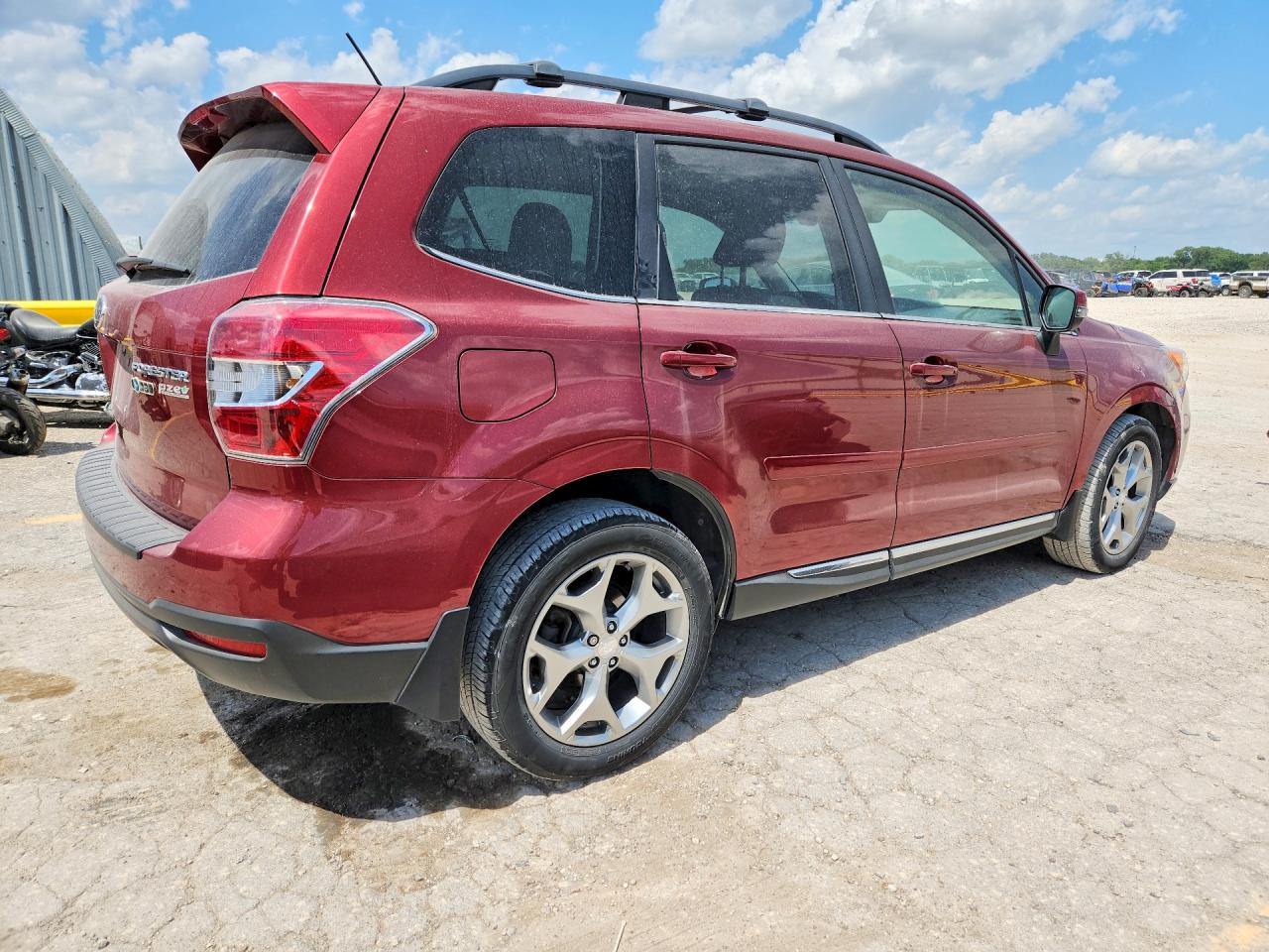 2015 Subaru Forester 2.5i Touring Красный vin: JF2SJAWC9FH524899