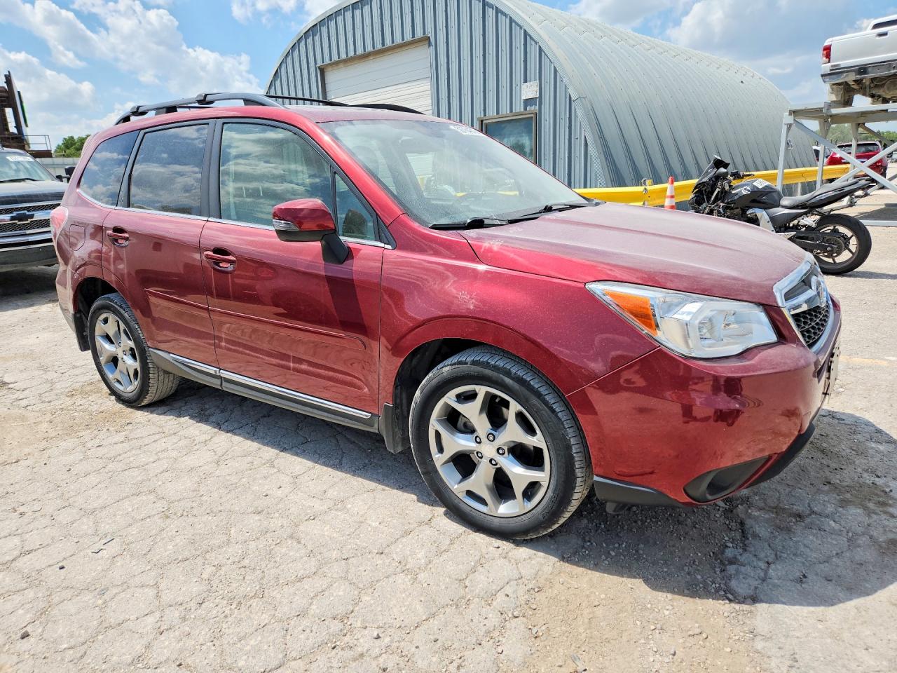 2015 Subaru Forester 2.5i Touring Красный vin: JF2SJAWC9FH524899