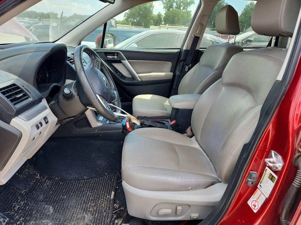 2015 Subaru Forester 2.5i Touring Красный vin: JF2SJAWC9FH524899