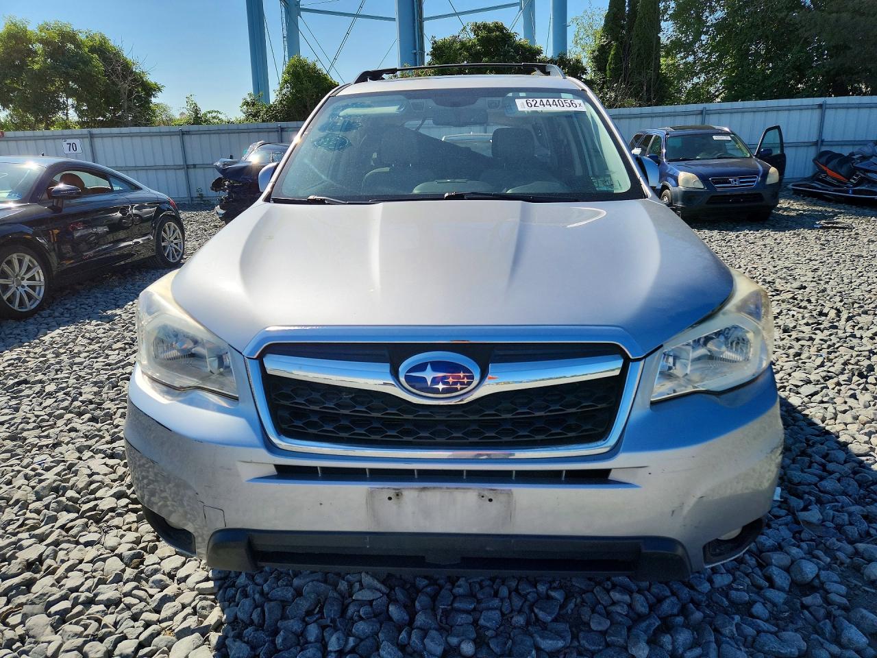 2015 Subaru Forester 2.5i Touring Silver vin: JF2SJAWCXFH499706