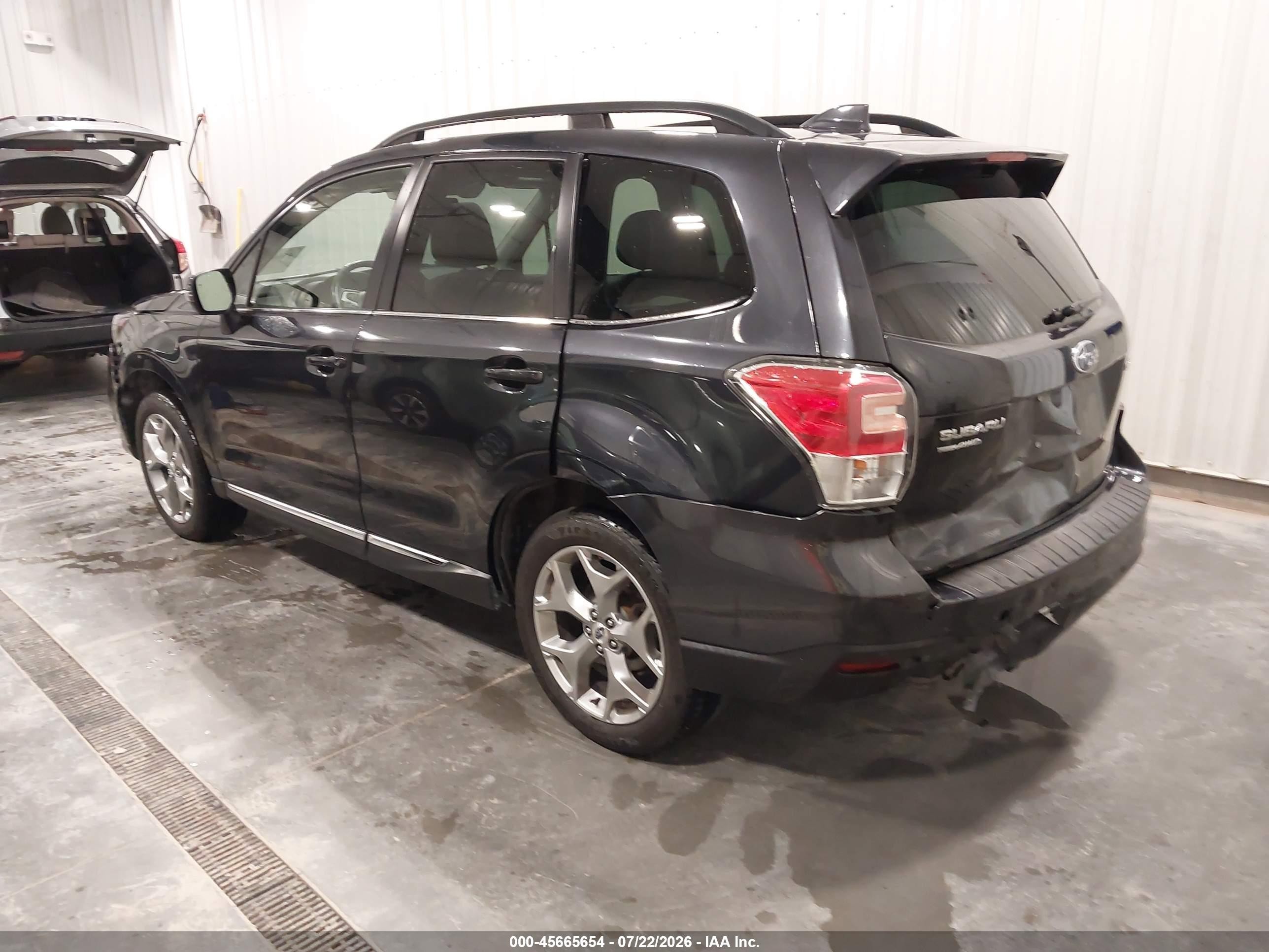 2018 Subaru Forester 2.5i Touring Синий vin: JF2SJAWCXJH452877