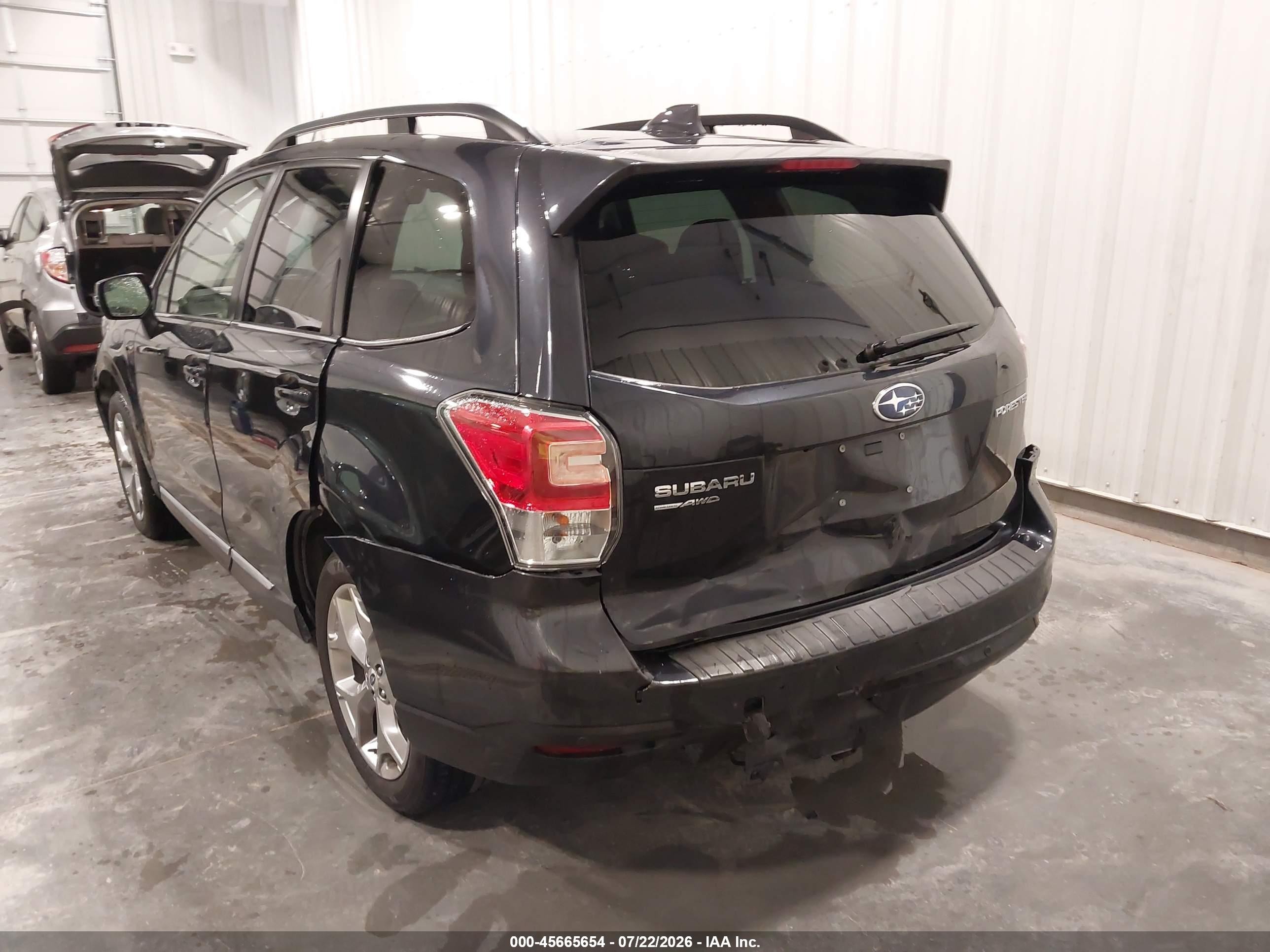 2018 Subaru Forester 2.5i Touring Синий vin: JF2SJAWCXJH452877