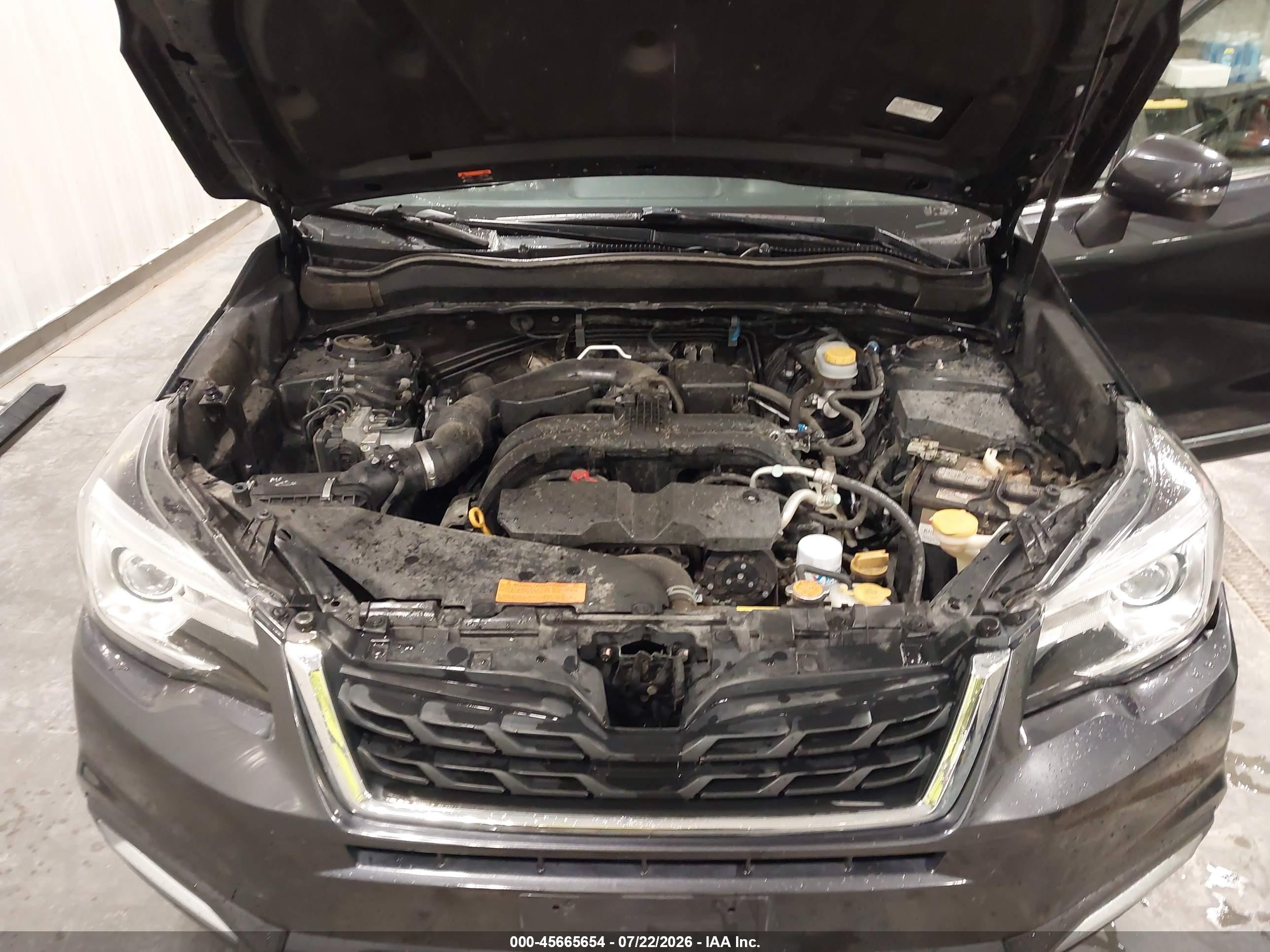 2018 Subaru Forester 2.5i Touring Синий vin: JF2SJAWCXJH452877