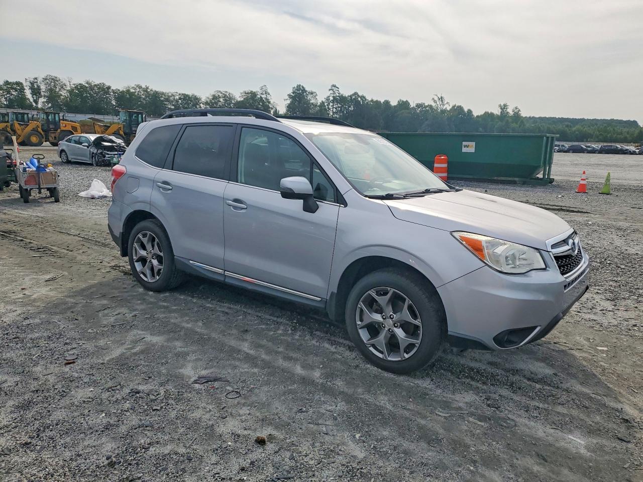 2016 Subaru Forester 2.5i Touring Silver vin: JF2SJAXC1GH512133