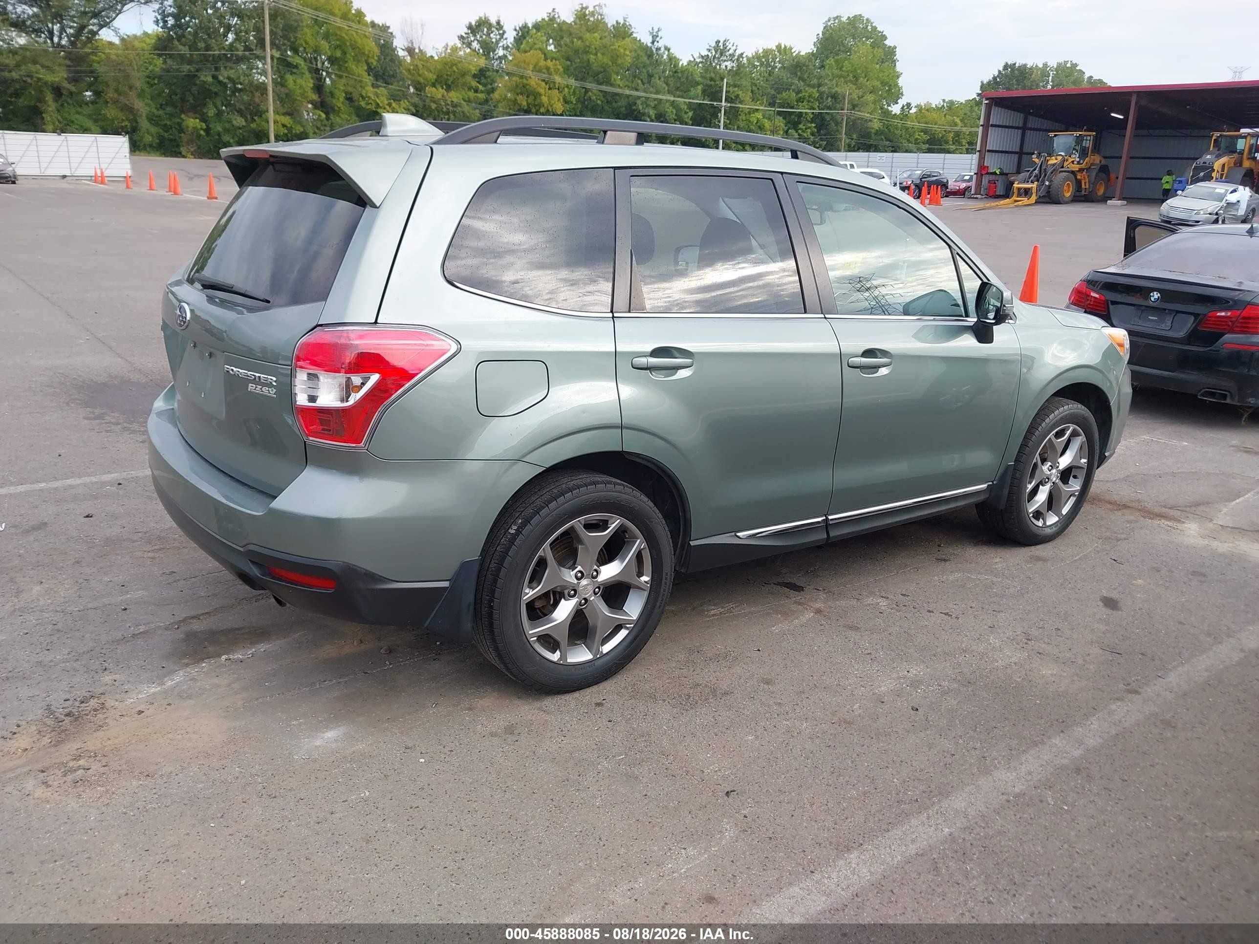 2016 Subaru Forester 2.5i Touring Green vin: JF2SJAXC5GH484210