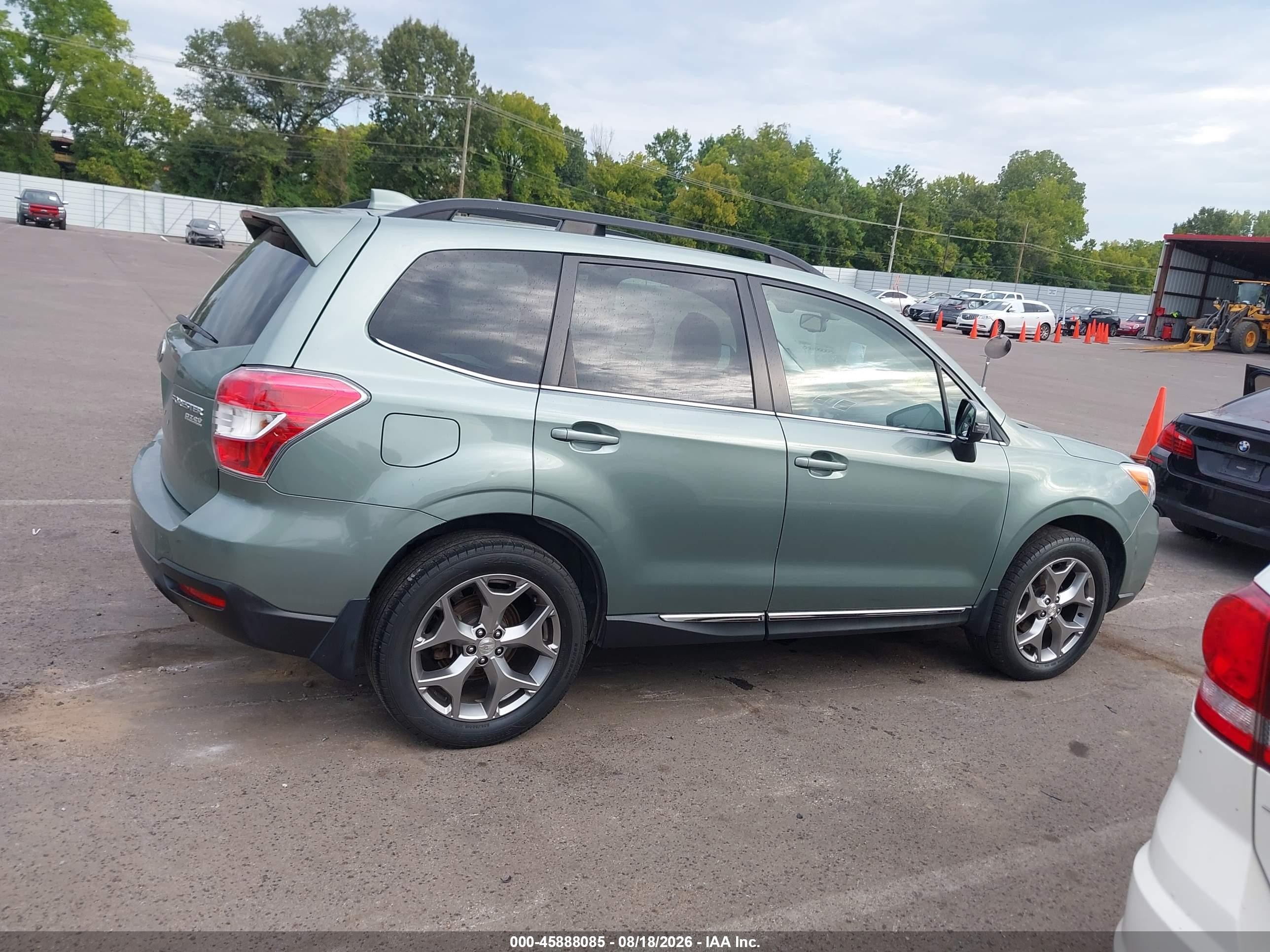 2016 Subaru Forester 2.5i Touring Green vin: JF2SJAXC5GH484210