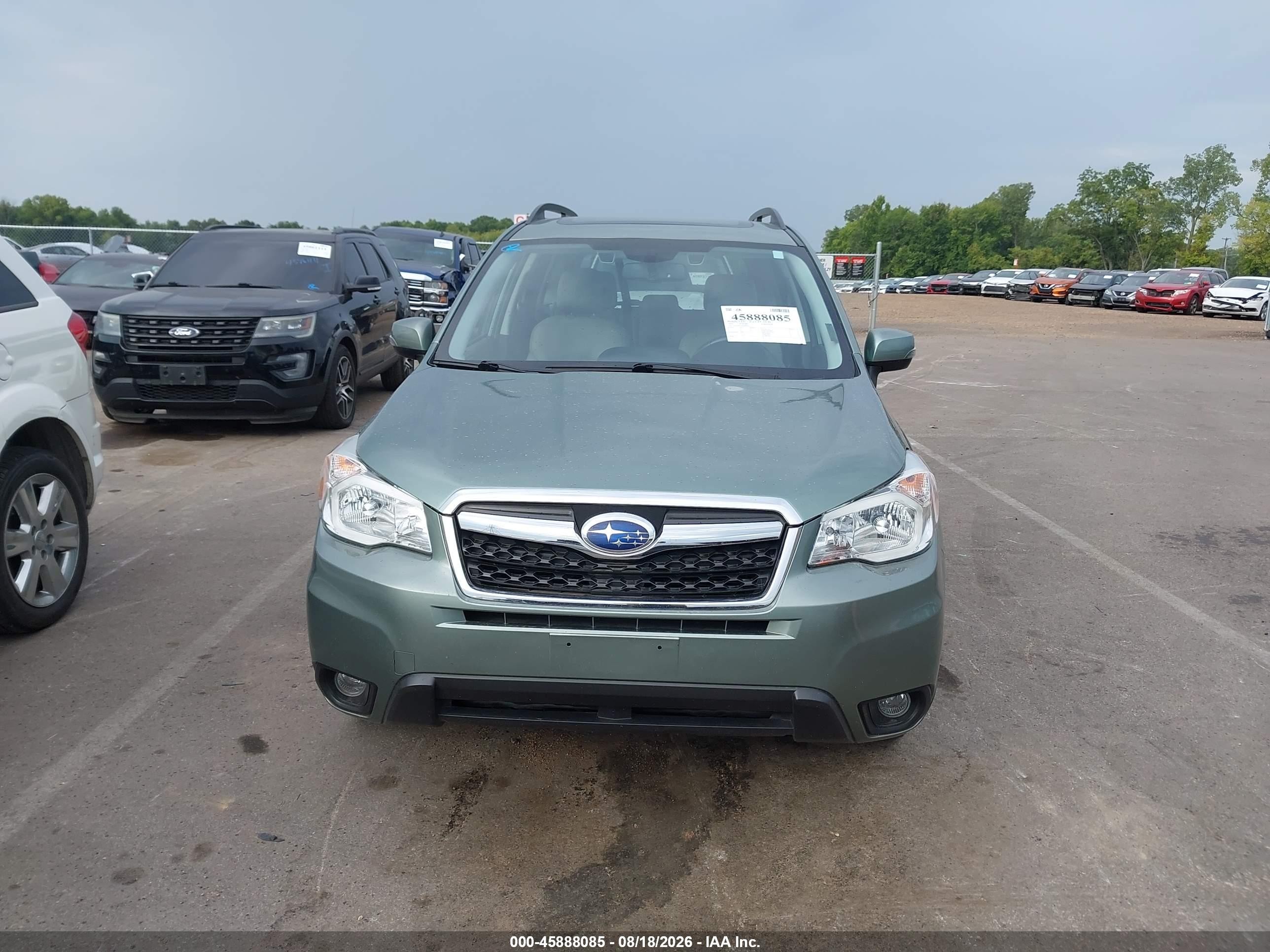 2016 Subaru Forester 2.5i Touring Green vin: JF2SJAXC5GH484210