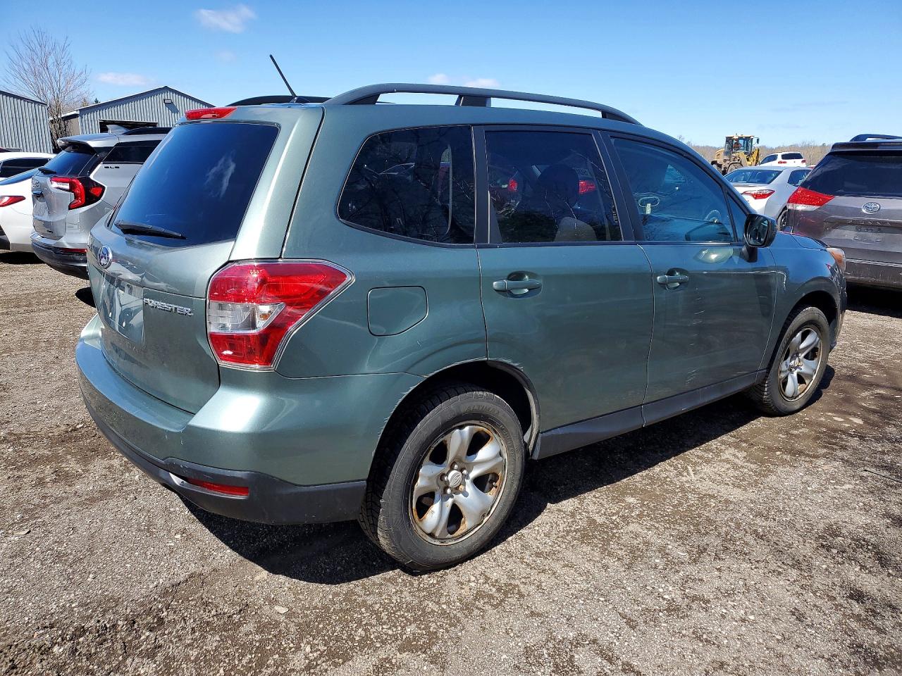 2014 Subaru Forester 2.5i Зеленый vin: JF2SJCAC1EH437516