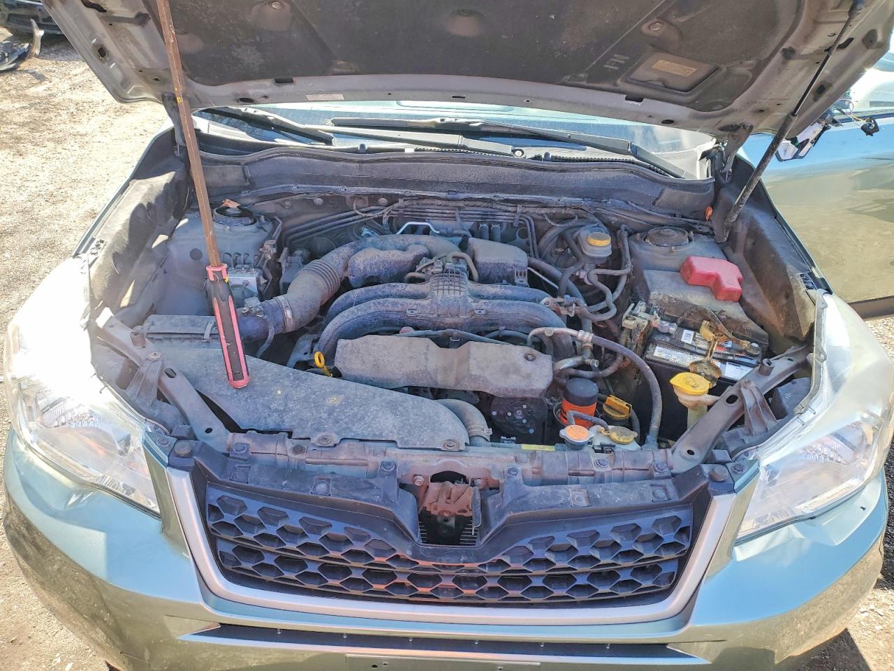 2014 Subaru Forester 2.5i Зеленый vin: JF2SJCAC1EH437516