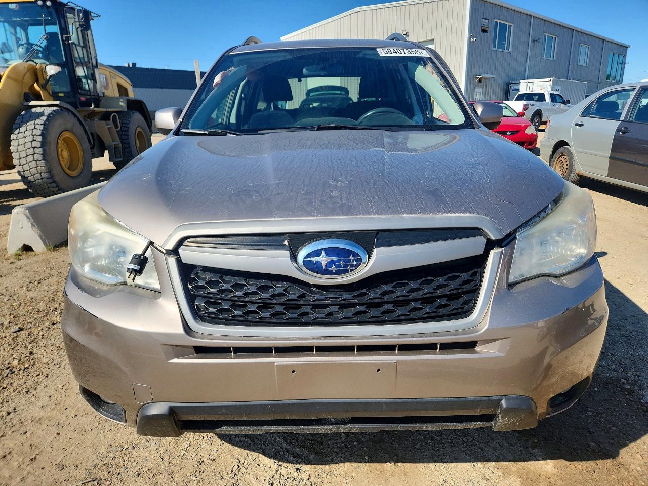 2015 Subaru Forester 2.5i Premium Бежевый vin: JF2SJCCC5FH431040