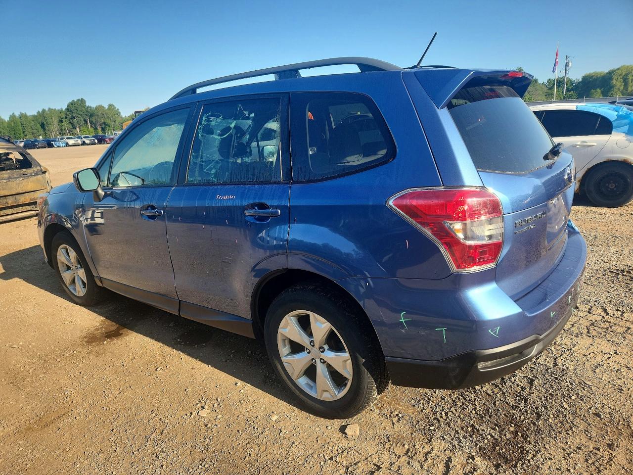 2015 Subaru Forester 2.5i Limited Синий vin: JF2SJCHC1FH805233