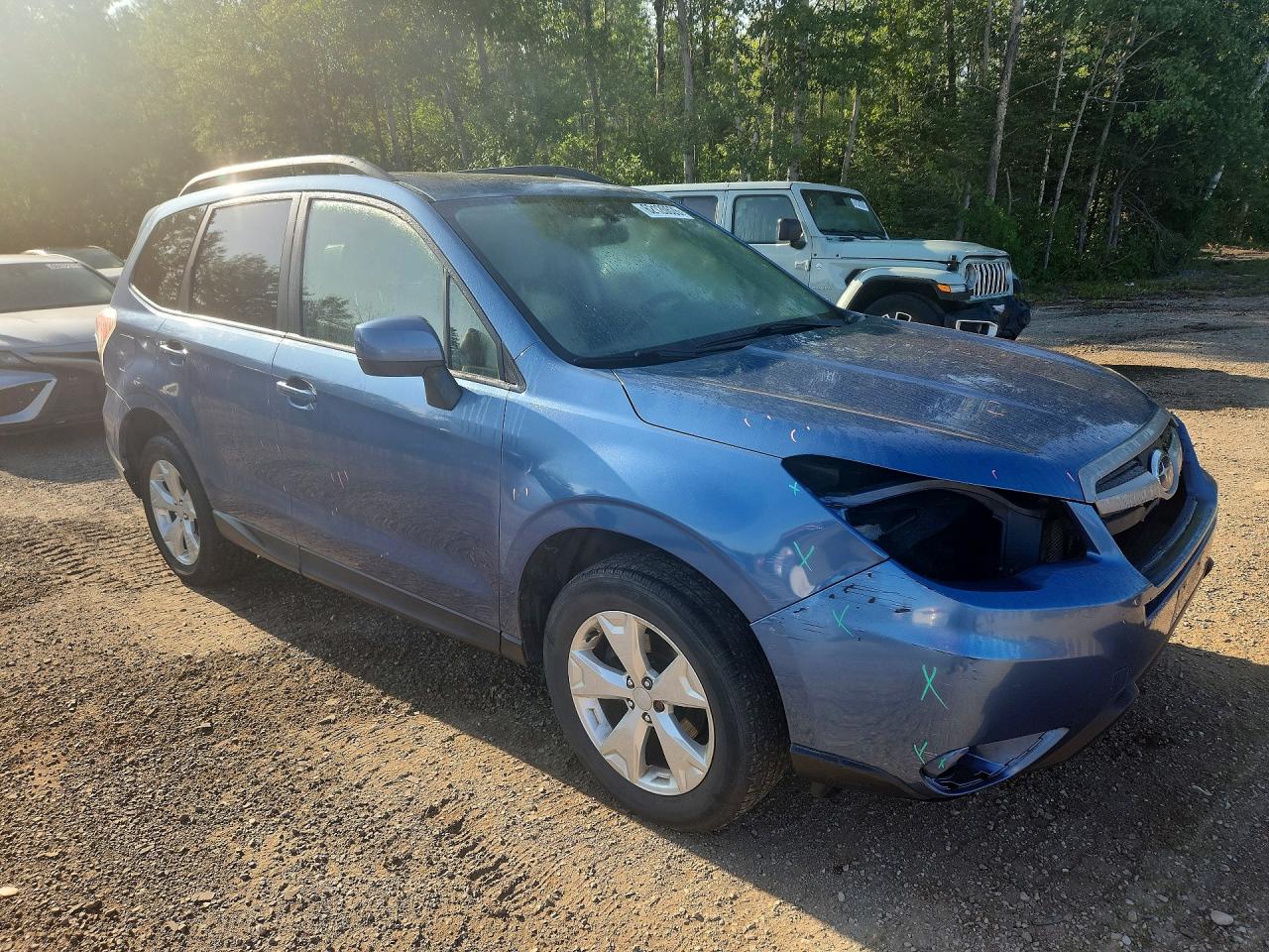 2015 Subaru Forester 2.5i Limited Синий vin: JF2SJCHC1FH805233