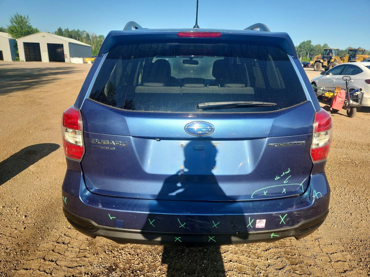 2015 Subaru Forester 2.5i Limited Синий vin: JF2SJCHC1FH805233