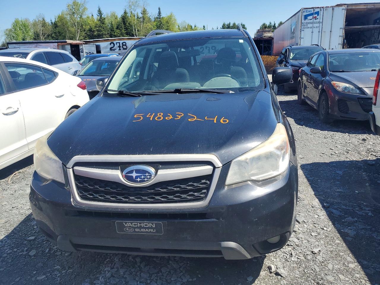 2014 Subaru Forester 2.5i Limited Black vin: JF2SJCHC2EH477013