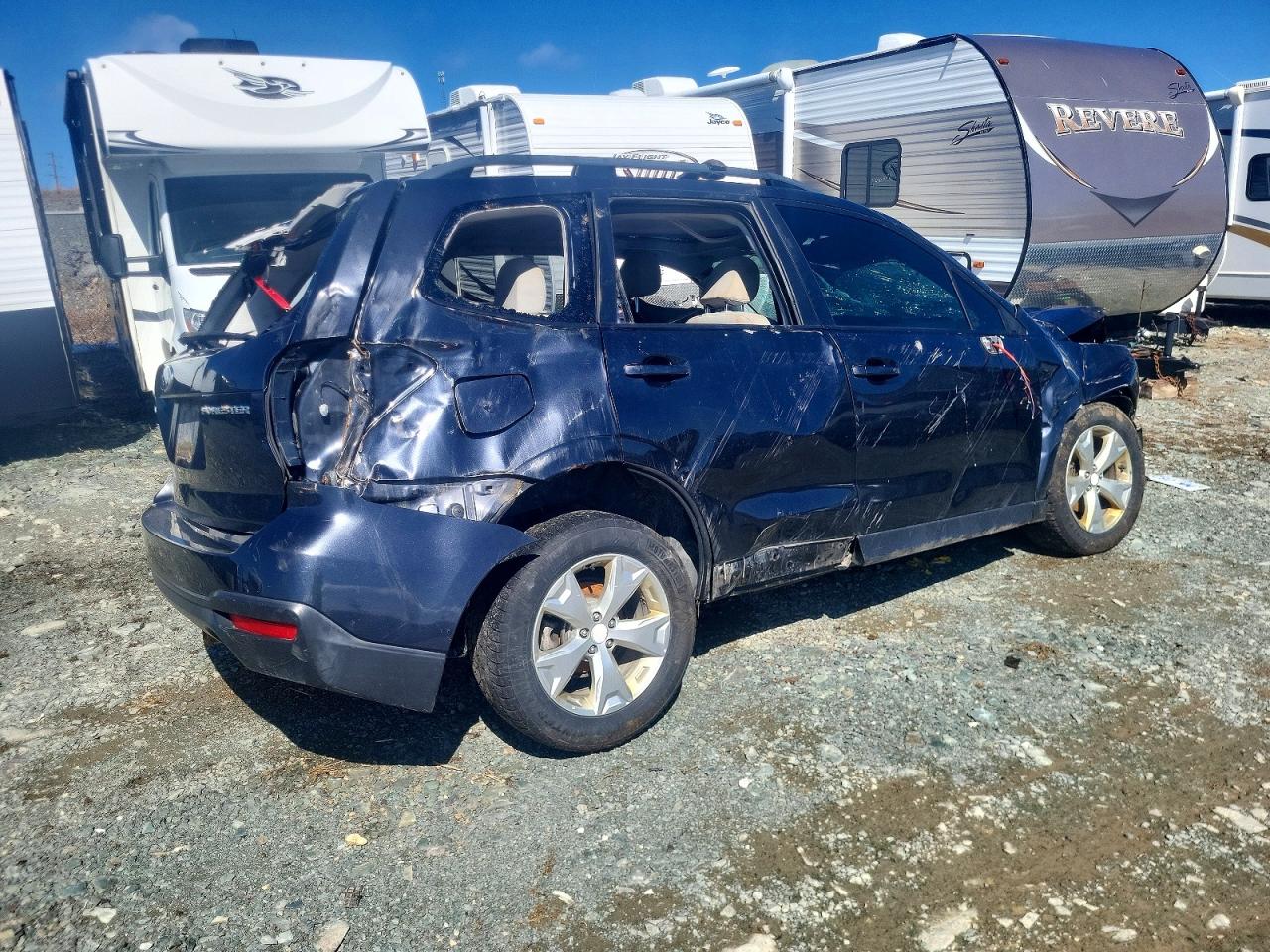 2014 Subaru Forester 2.5i Limited Blue vin: JF2SJCHC5EH432566