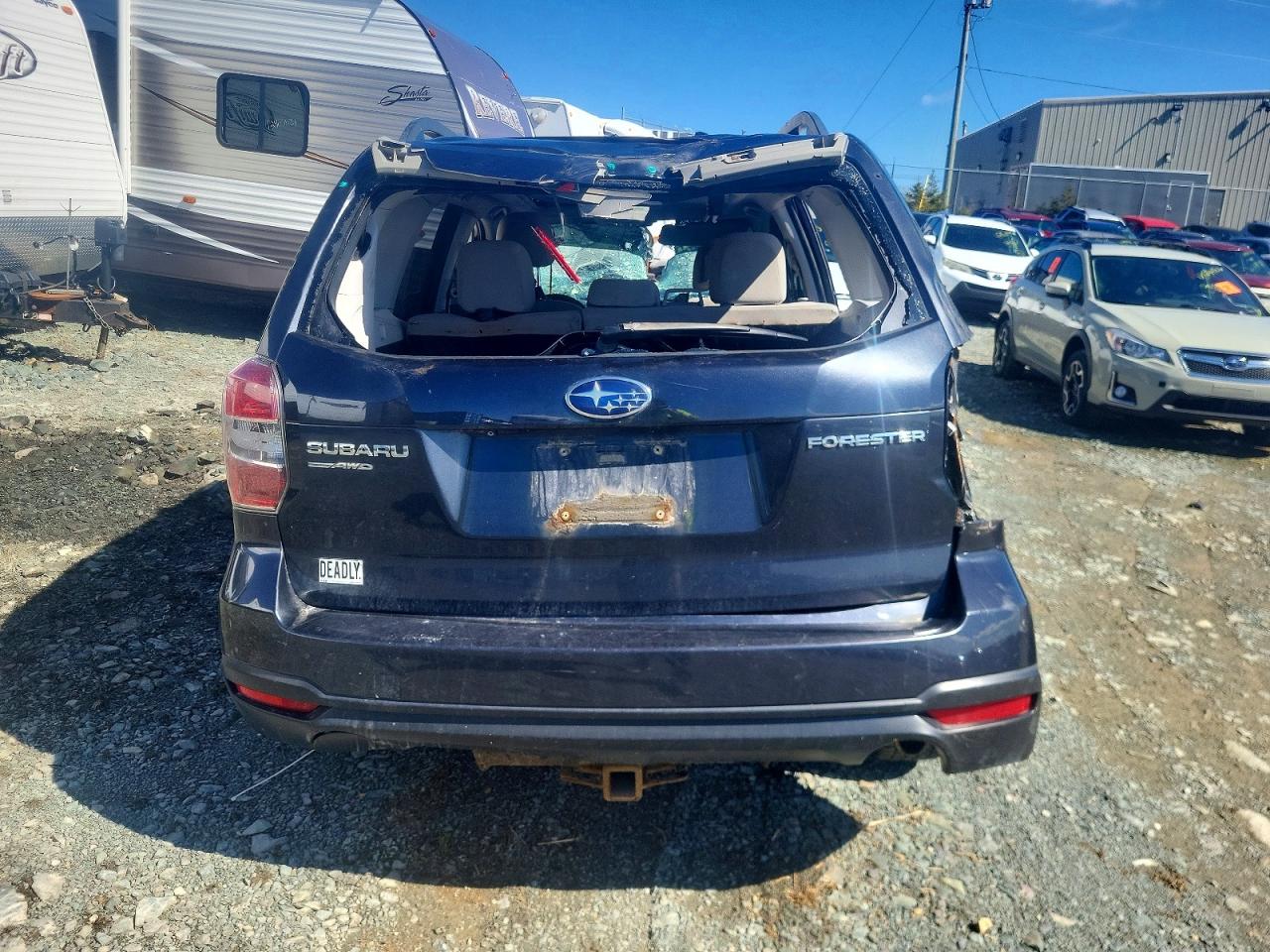 2014 Subaru Forester 2.5i Limited Blue vin: JF2SJCHC5EH432566