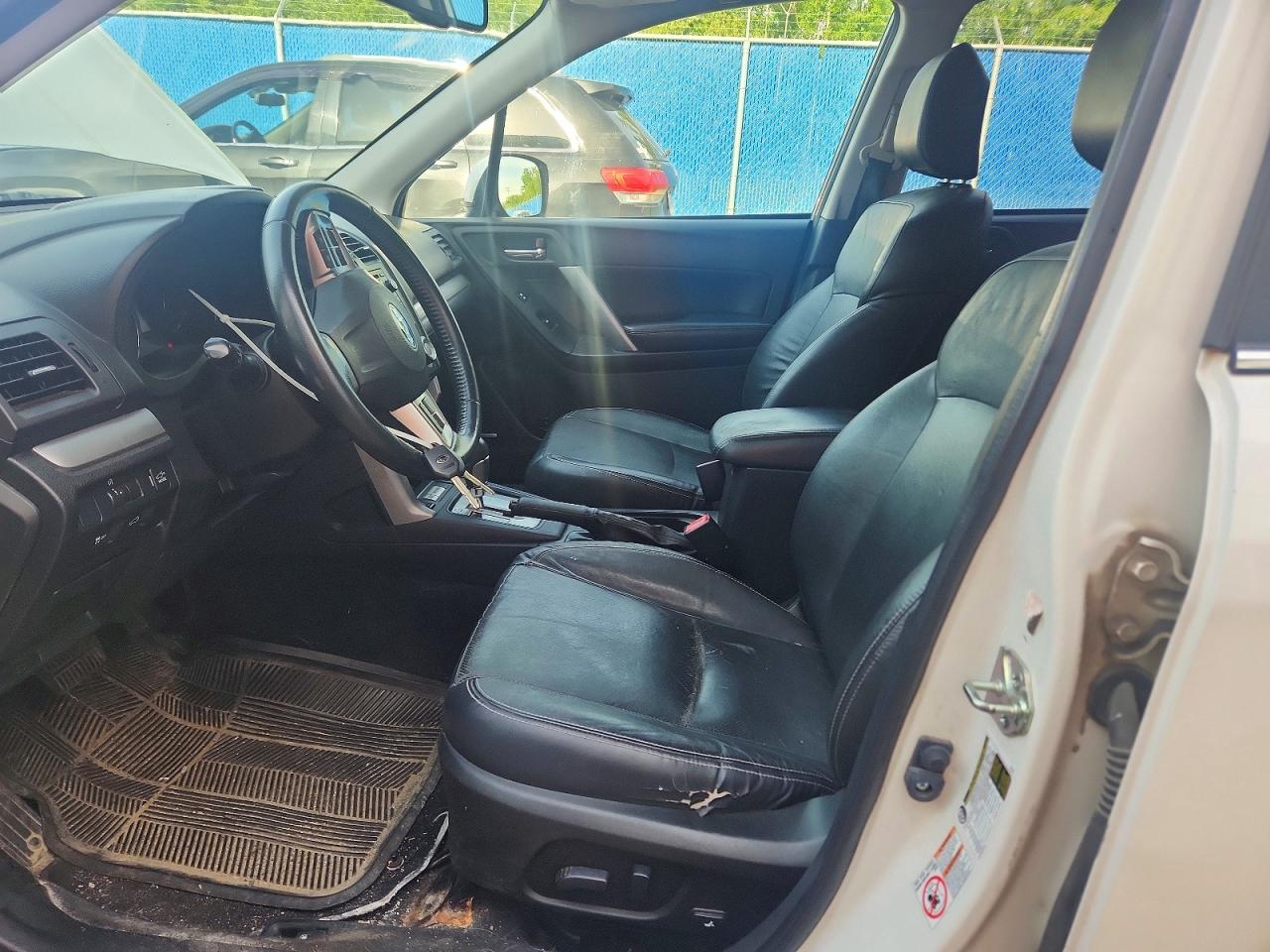 2014 Subaru Forester 2.5i Touring Белый vin: JF2SJCLC3EH458588