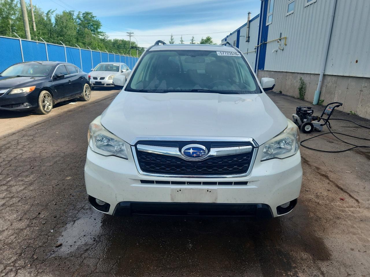 2014 Subaru Forester 2.5i Touring Белый vin: JF2SJCLC3EH458588