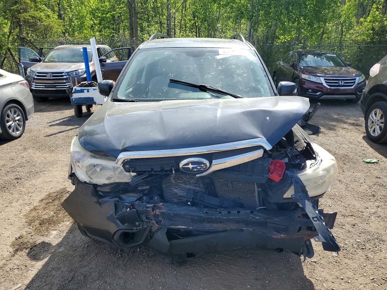 2014 Subaru Forester 2.5i Touring Gray vin: JF2SJCPC3EH466510