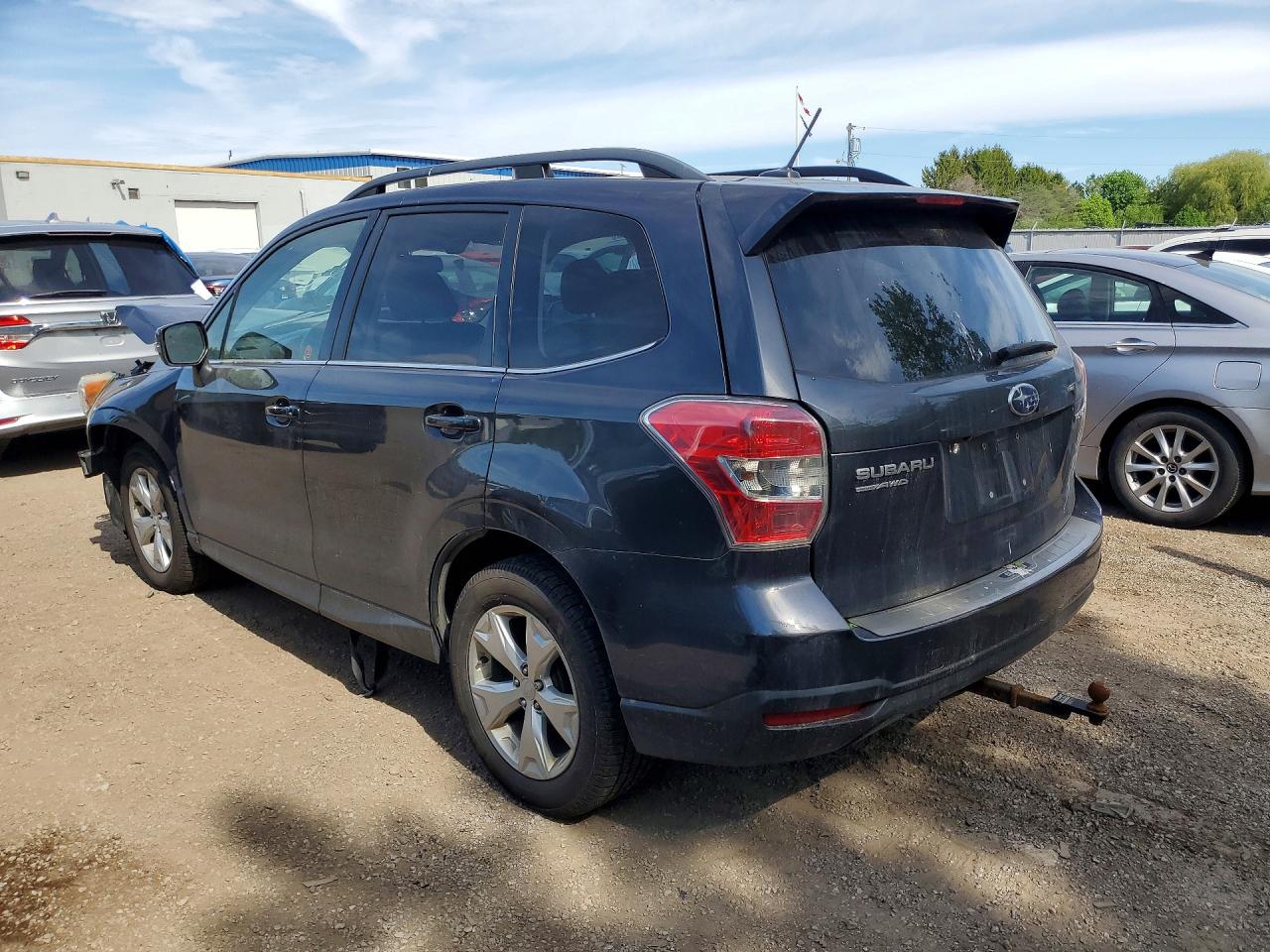 2014 Subaru Forester 2.5i Touring Gray vin: JF2SJCPC3EH466510