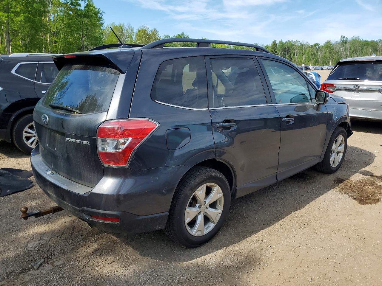 2014 Subaru Forester 2.5i Touring Gray vin: JF2SJCPC3EH466510
