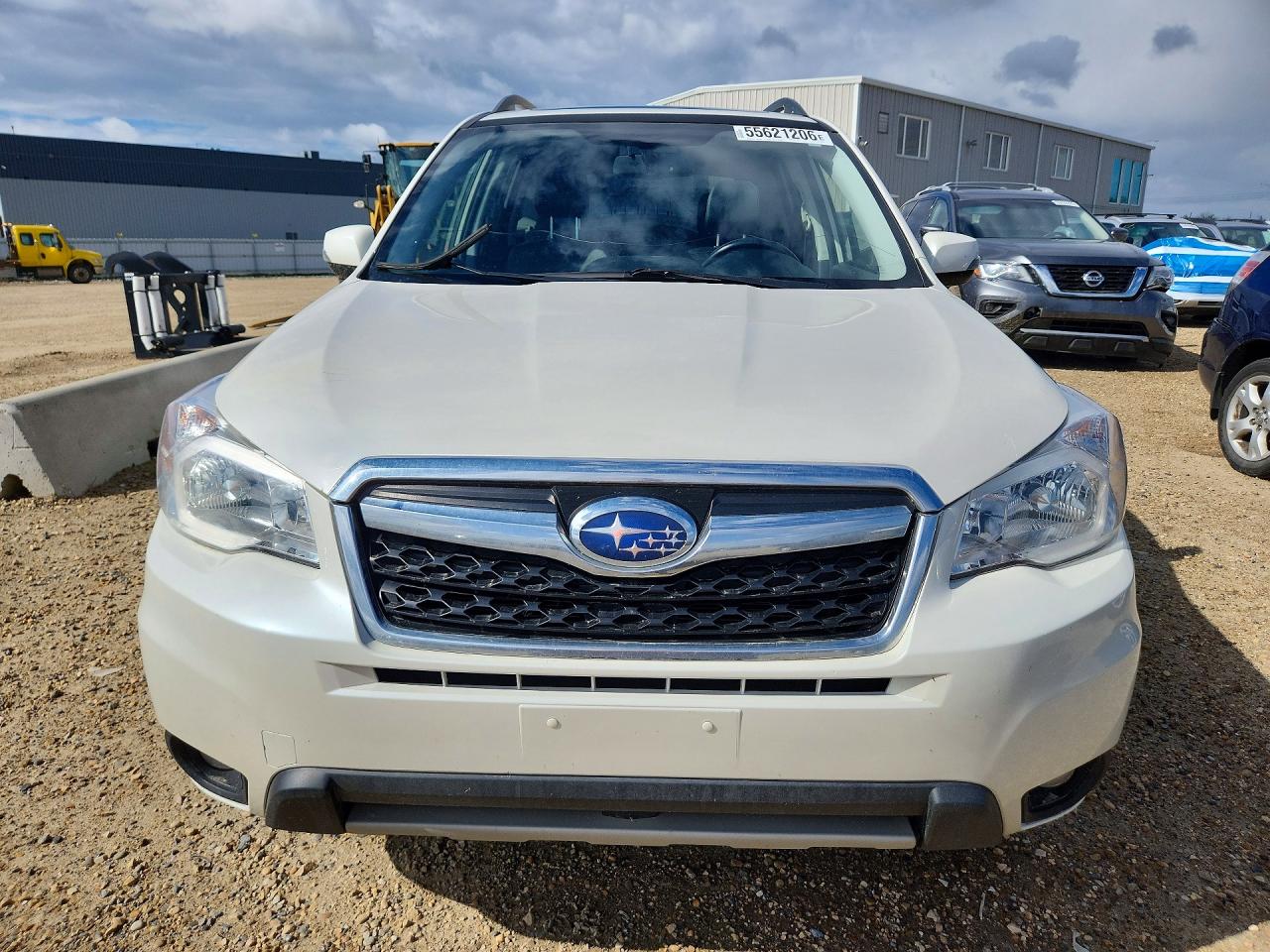 2015 Subaru Forester 2.5i Touring White vin: JF2SJCTC9FH419473