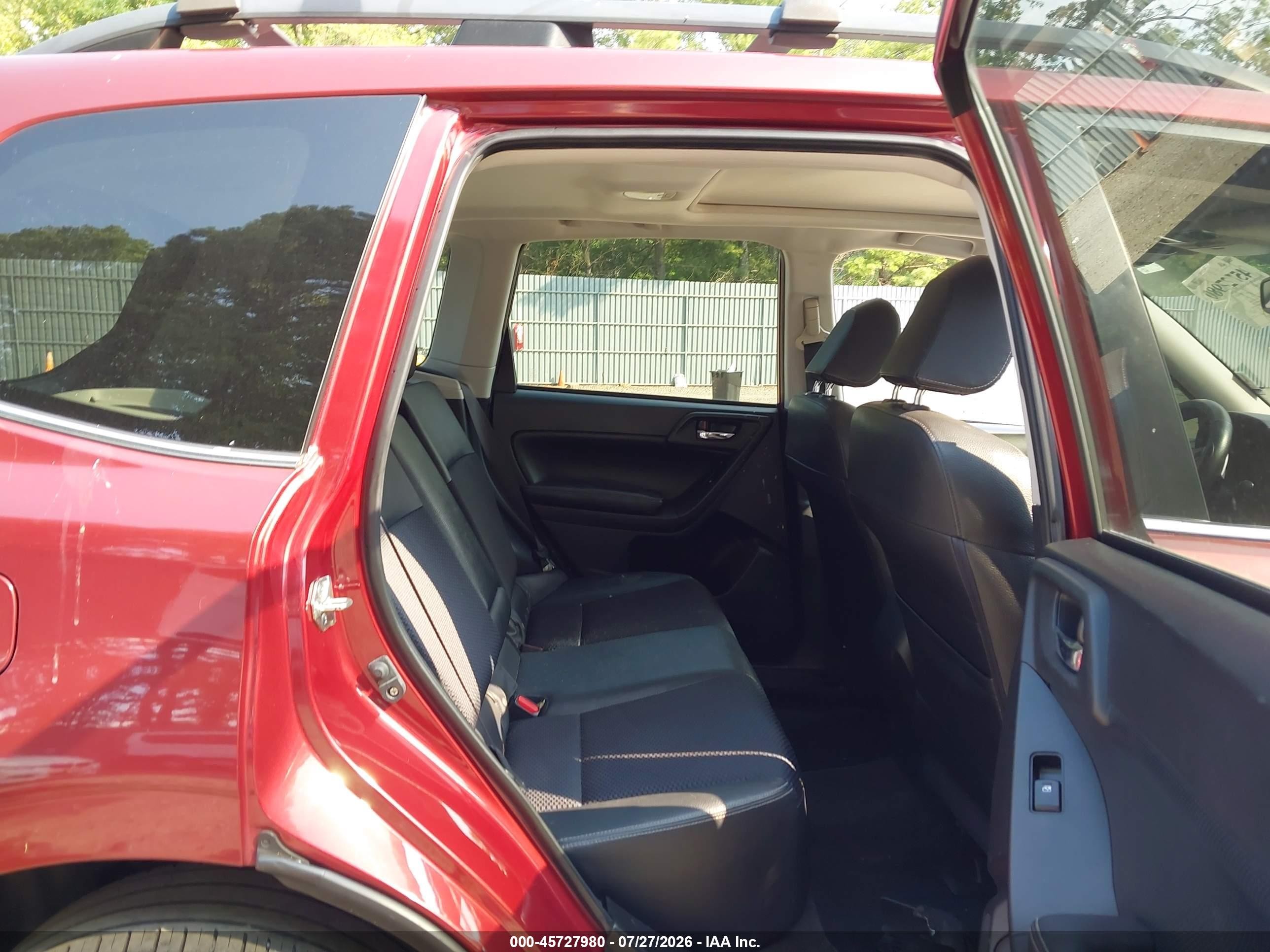 2015 Subaru Forester 2.0xt Premium Красный vin: JF2SJGDC0FH554203