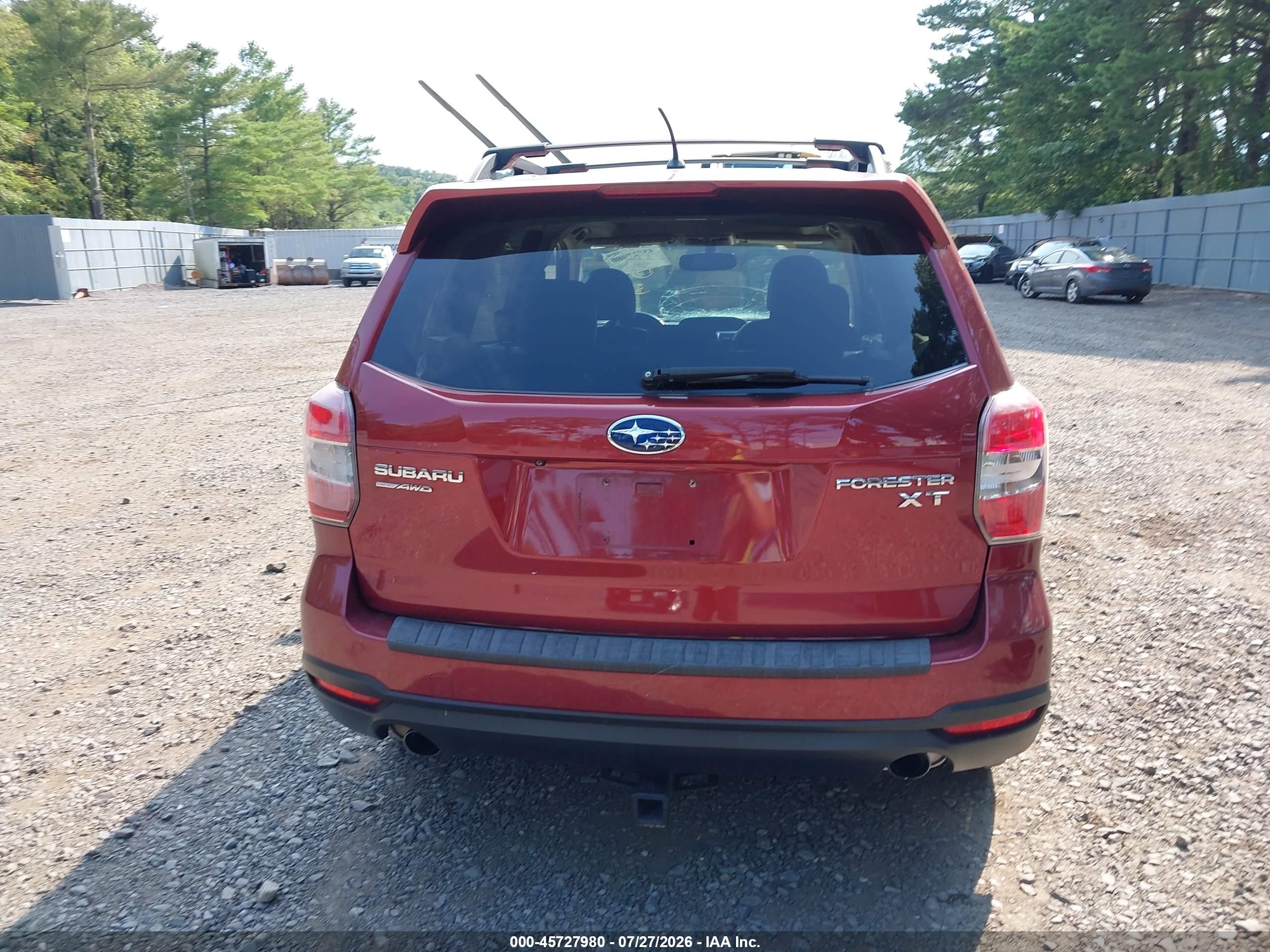 2015 Subaru Forester 2.0xt Premium Красный vin: JF2SJGDC0FH554203