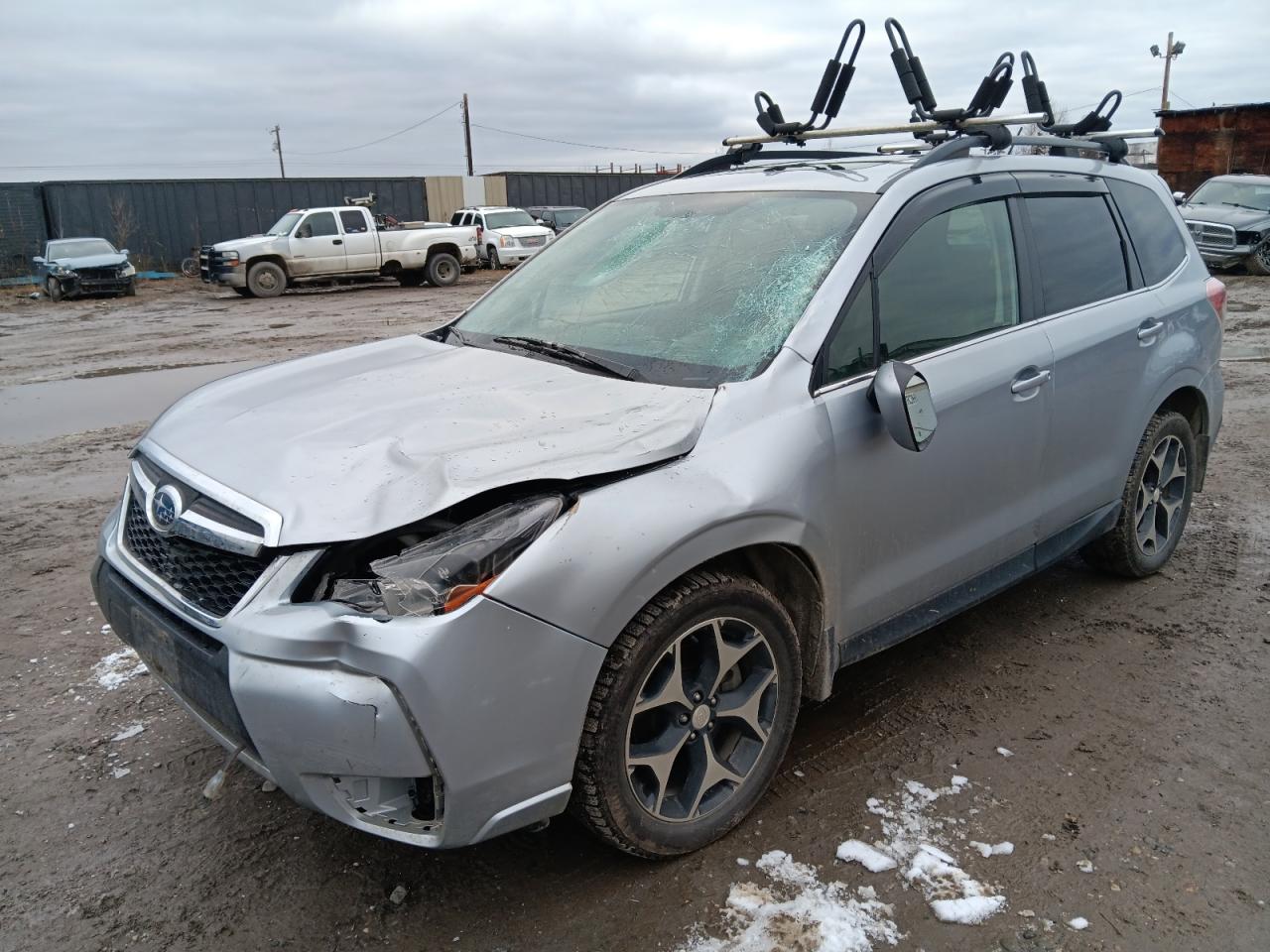 2015 Subaru Forester 2.0xt Premium Silver vin: JF2SJGDC1FH533067