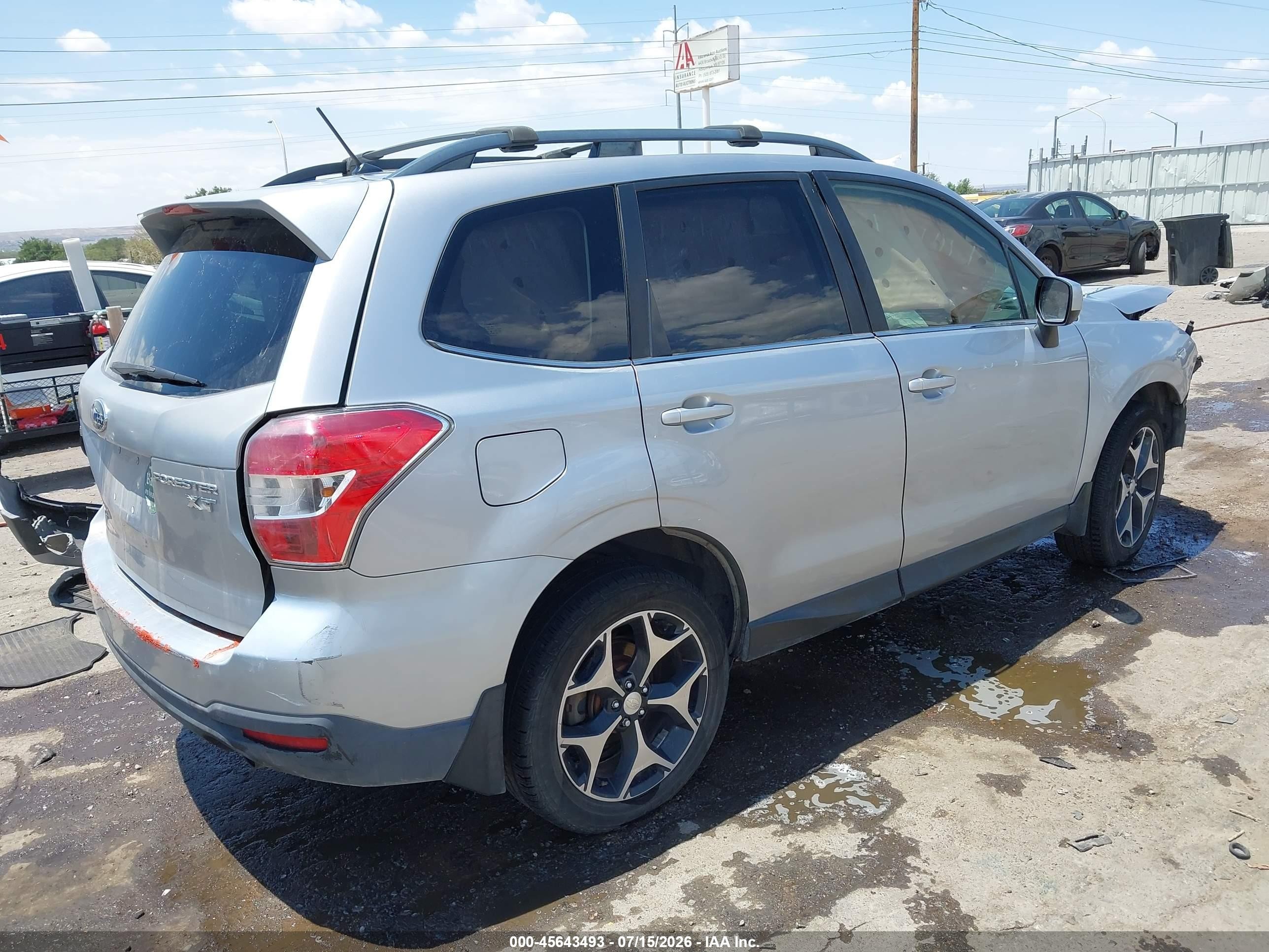 2015 Subaru Forester 2.0xt Premium Silver vin: JF2SJGDC2FH538391