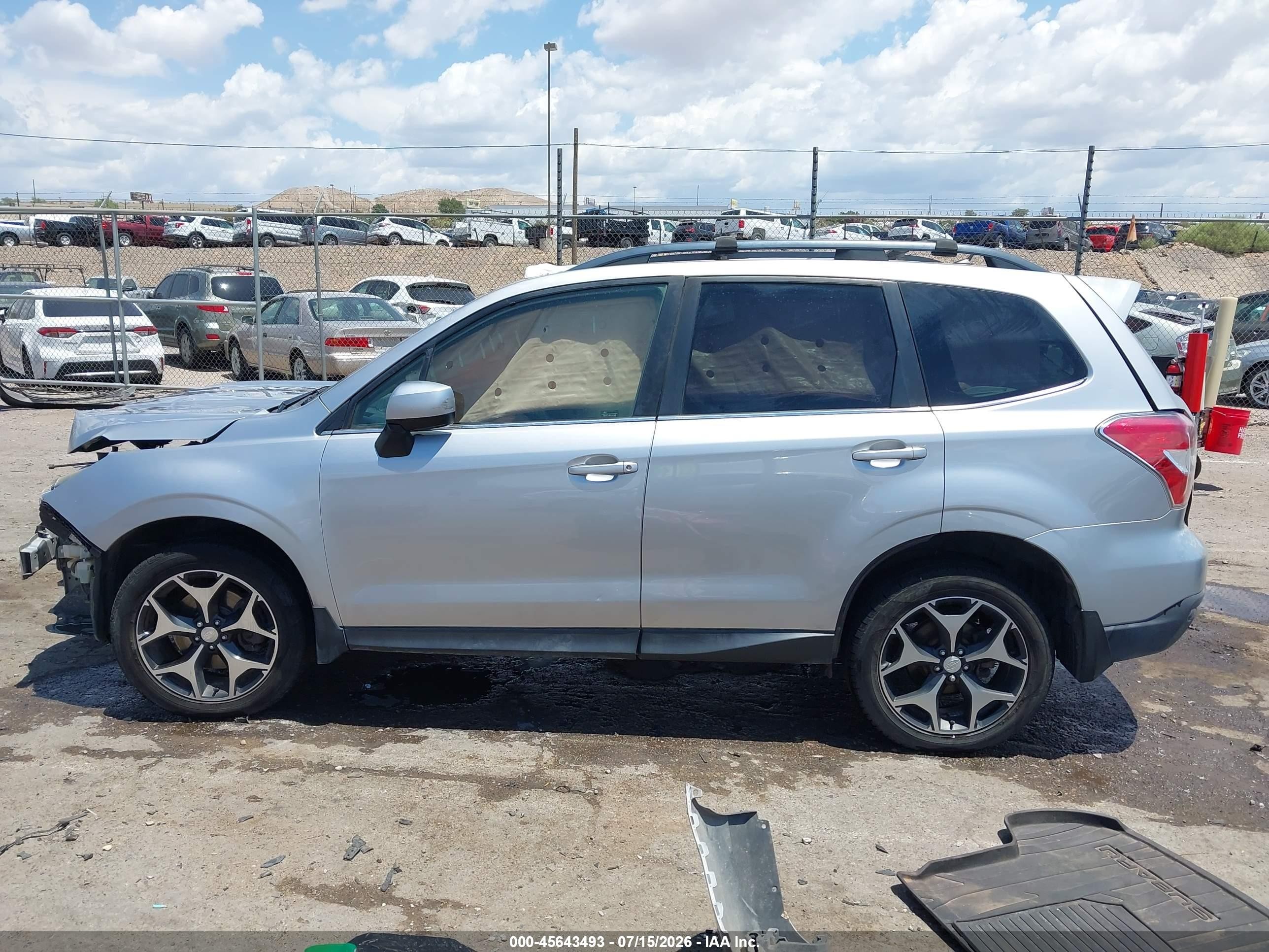 2015 Subaru Forester 2.0xt Premium Silver vin: JF2SJGDC2FH538391