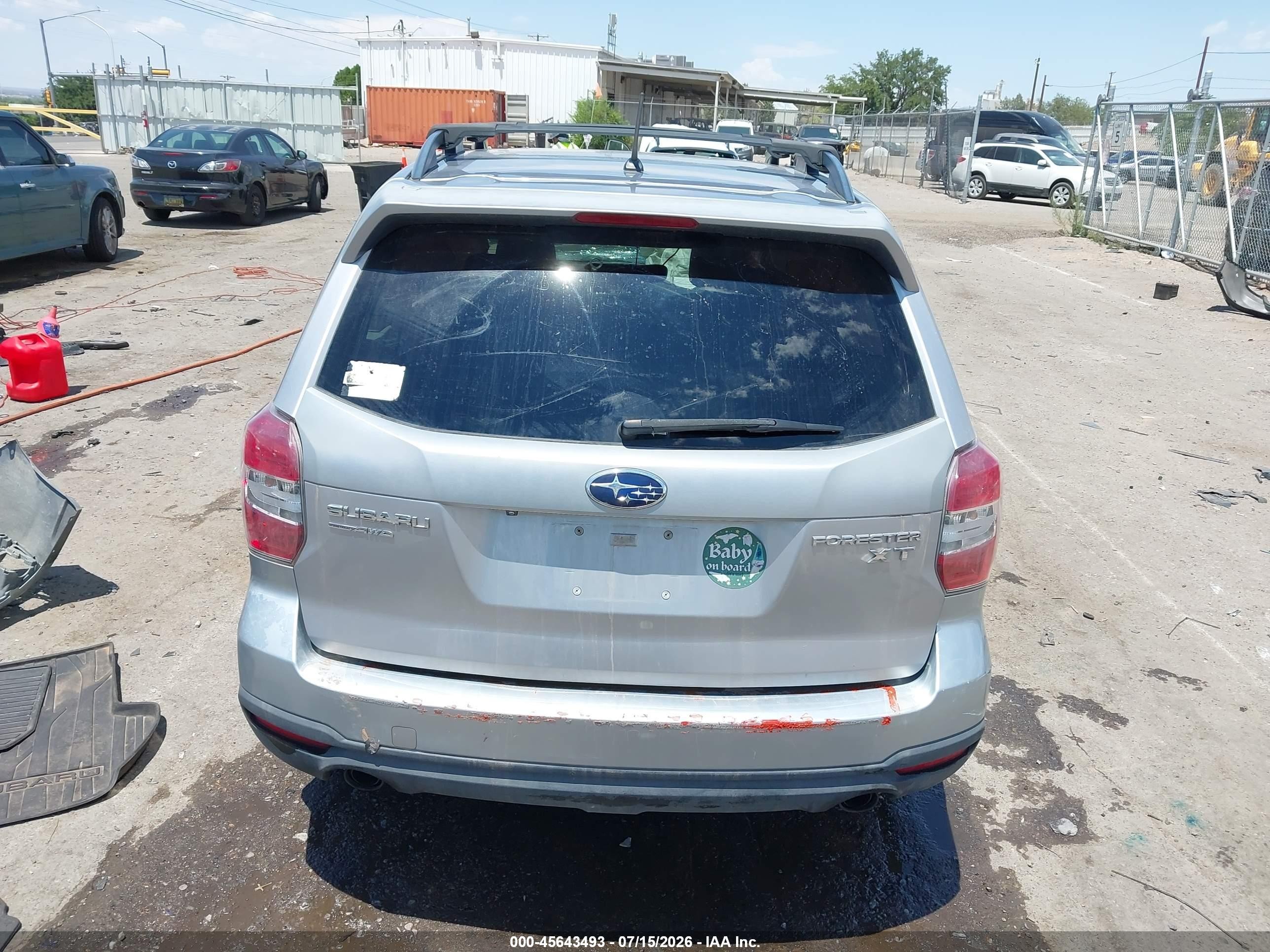 2015 Subaru Forester 2.0xt Premium Silver vin: JF2SJGDC2FH538391