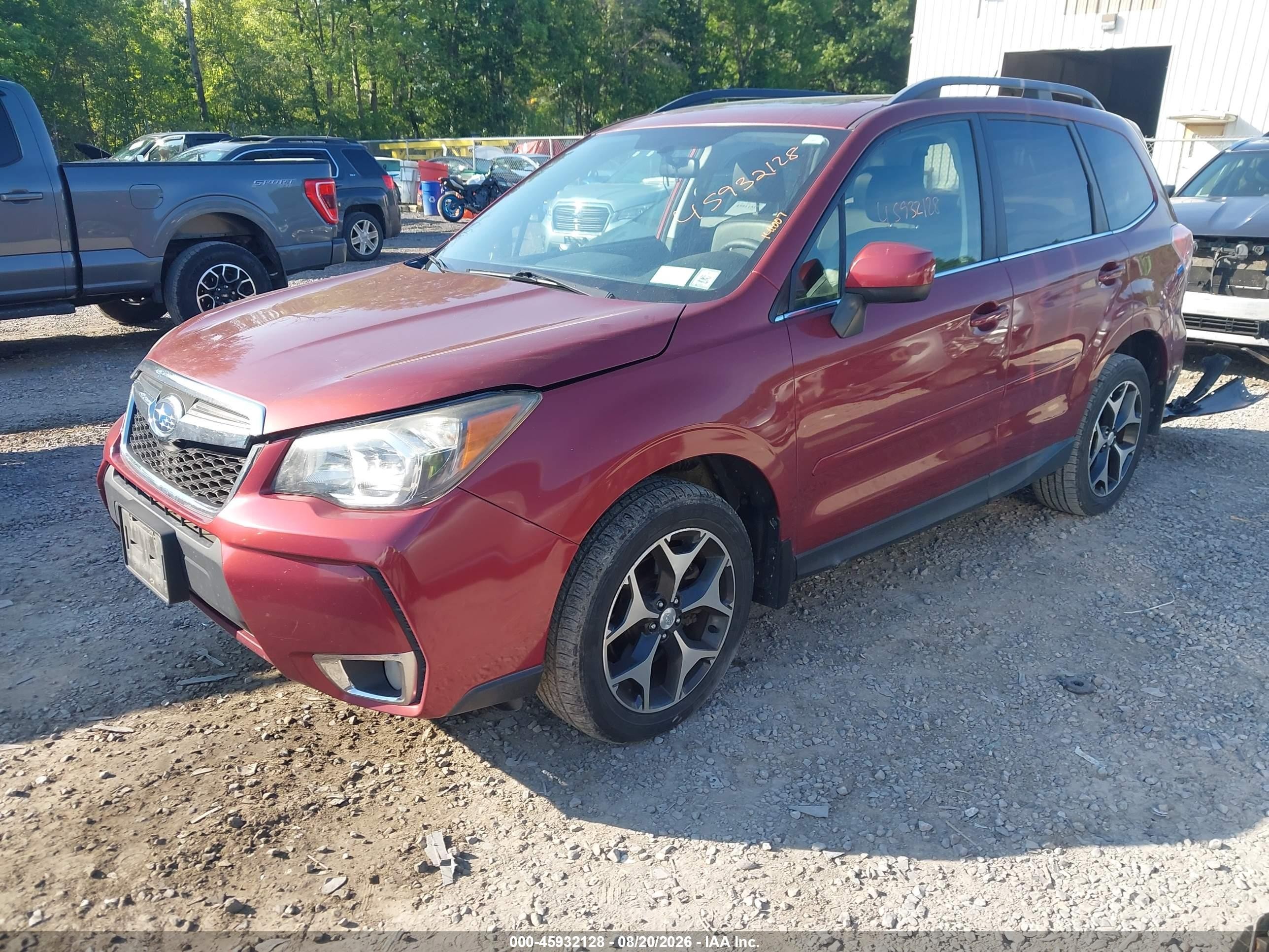 2015 Subaru Forester 2.0xt Premium Красный vin: JF2SJGDC3FH436548